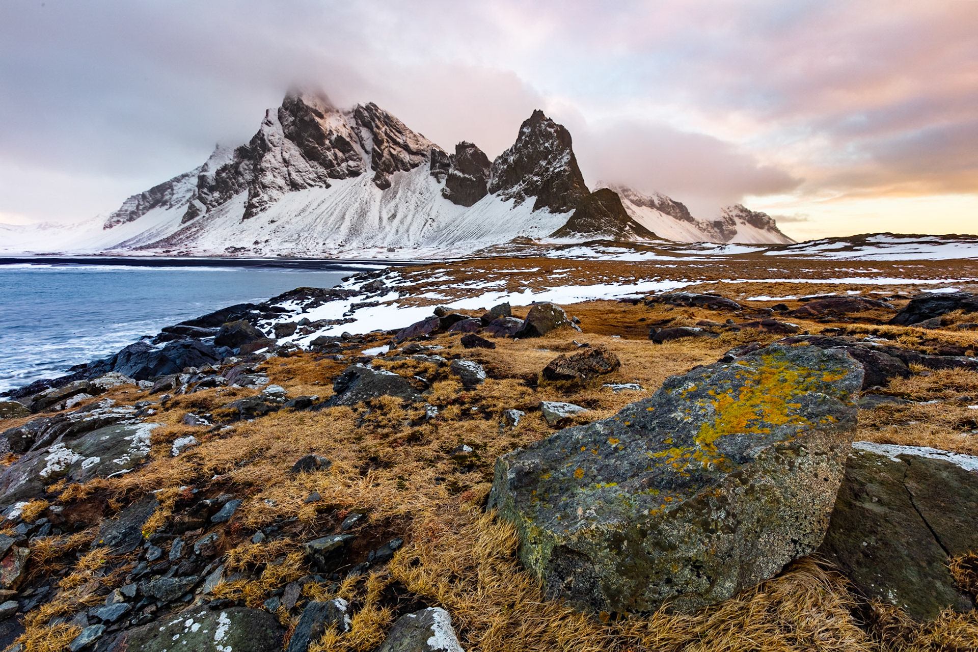 Rocky coastline, Iceland
