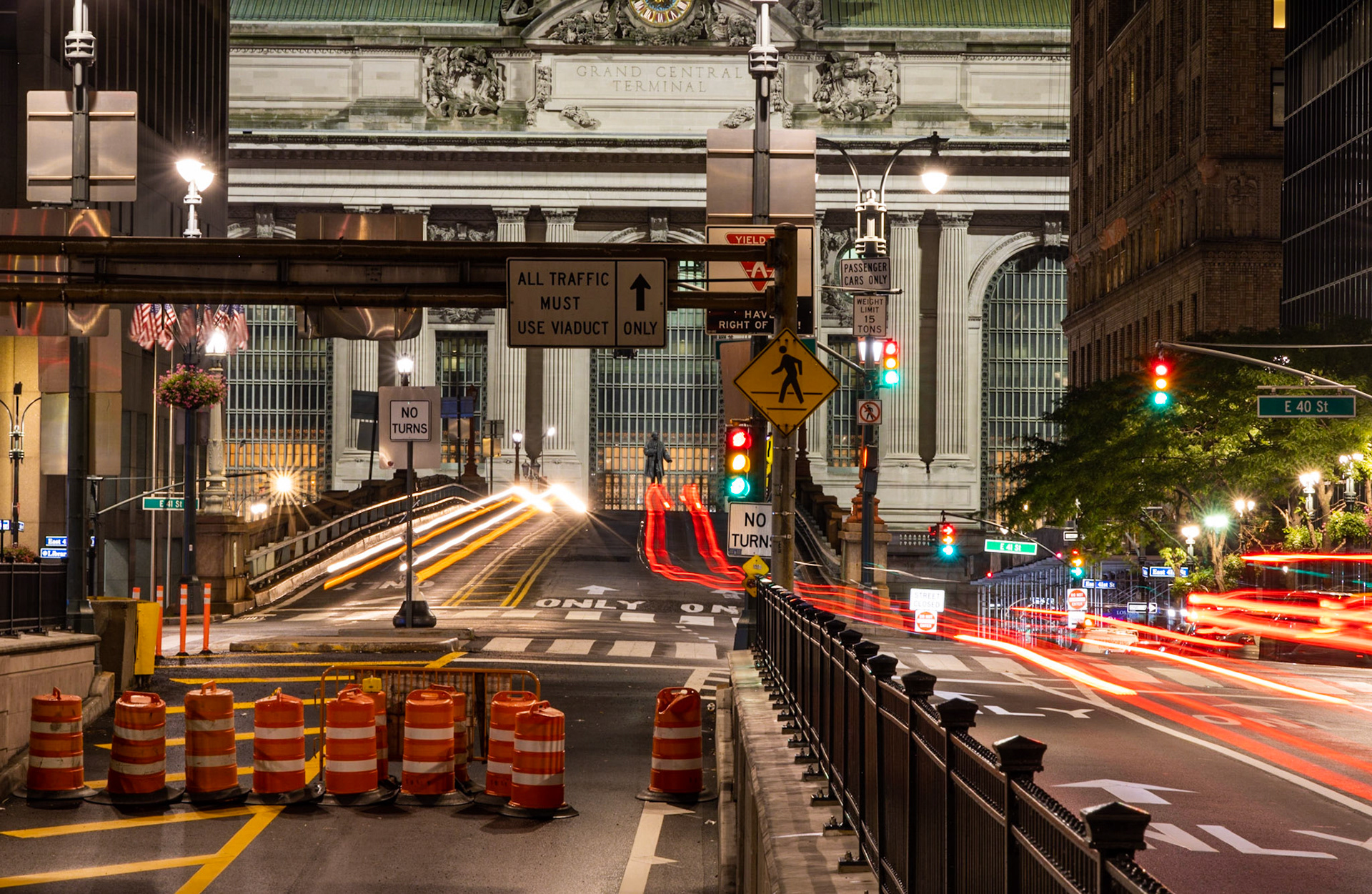 Grand Central Station at night, New York CIty