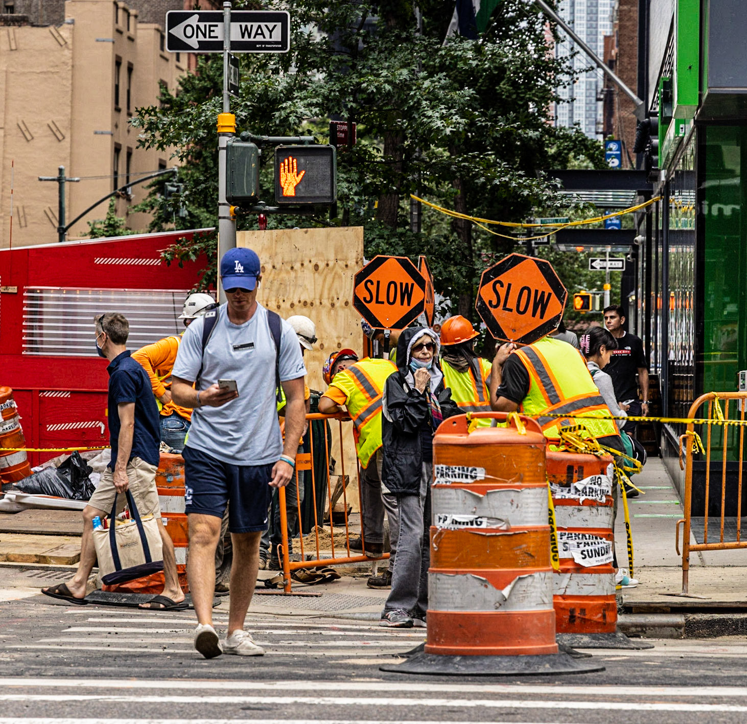 Manhattan street scene, New York City
