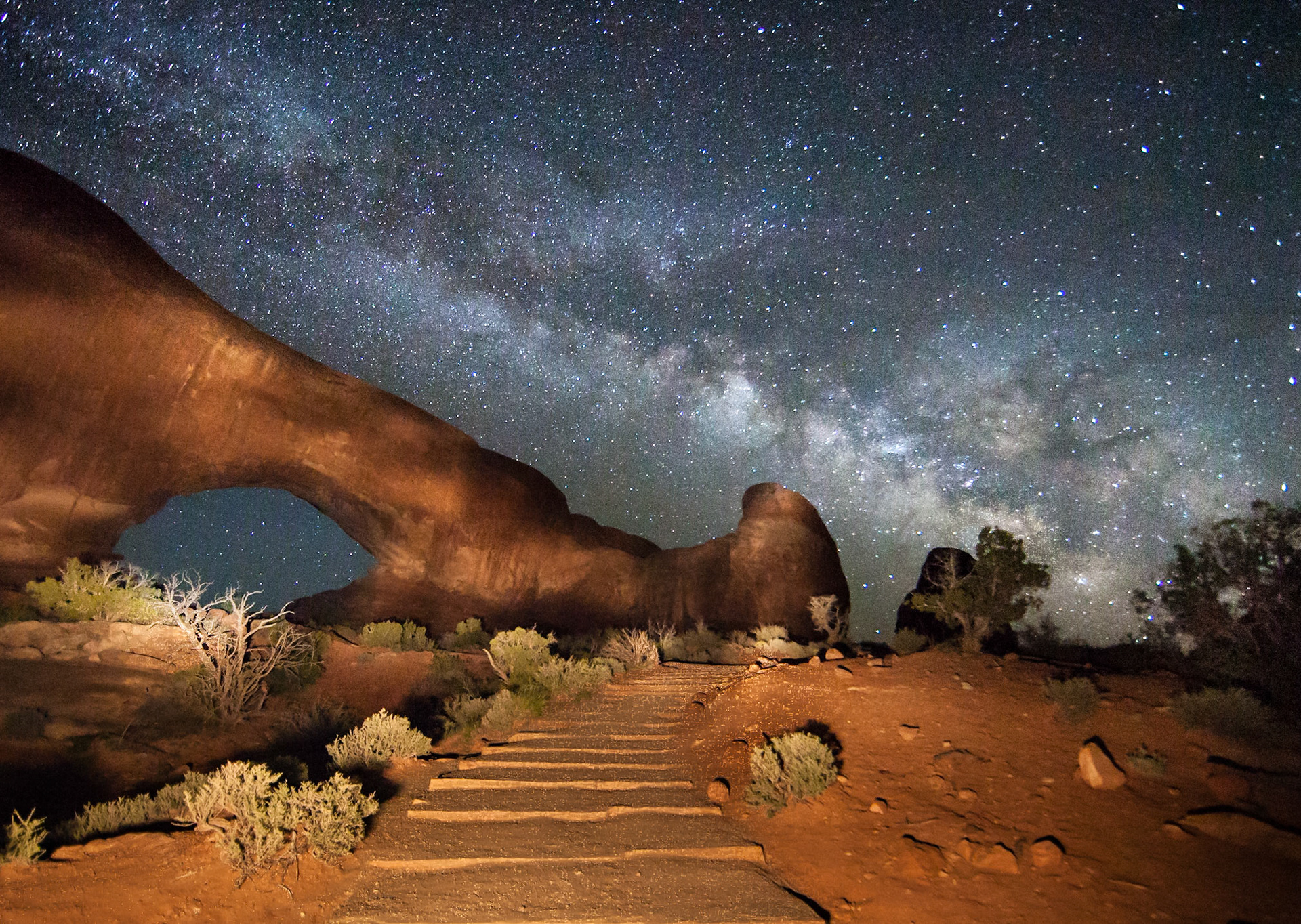 Milky Way and Arch, Arches NP