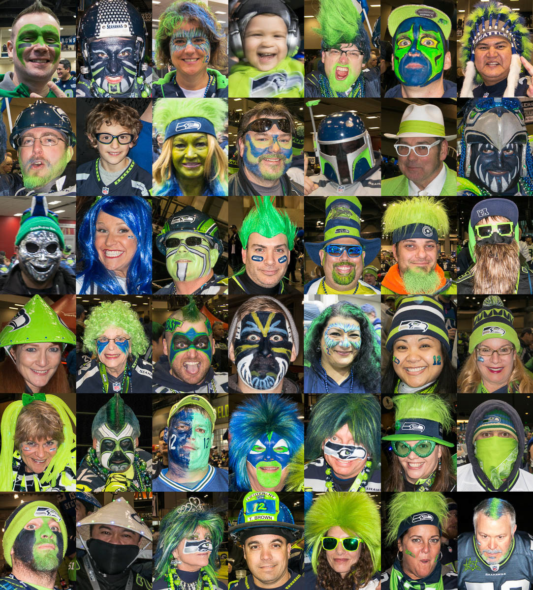 Seattle Seahawk football fans