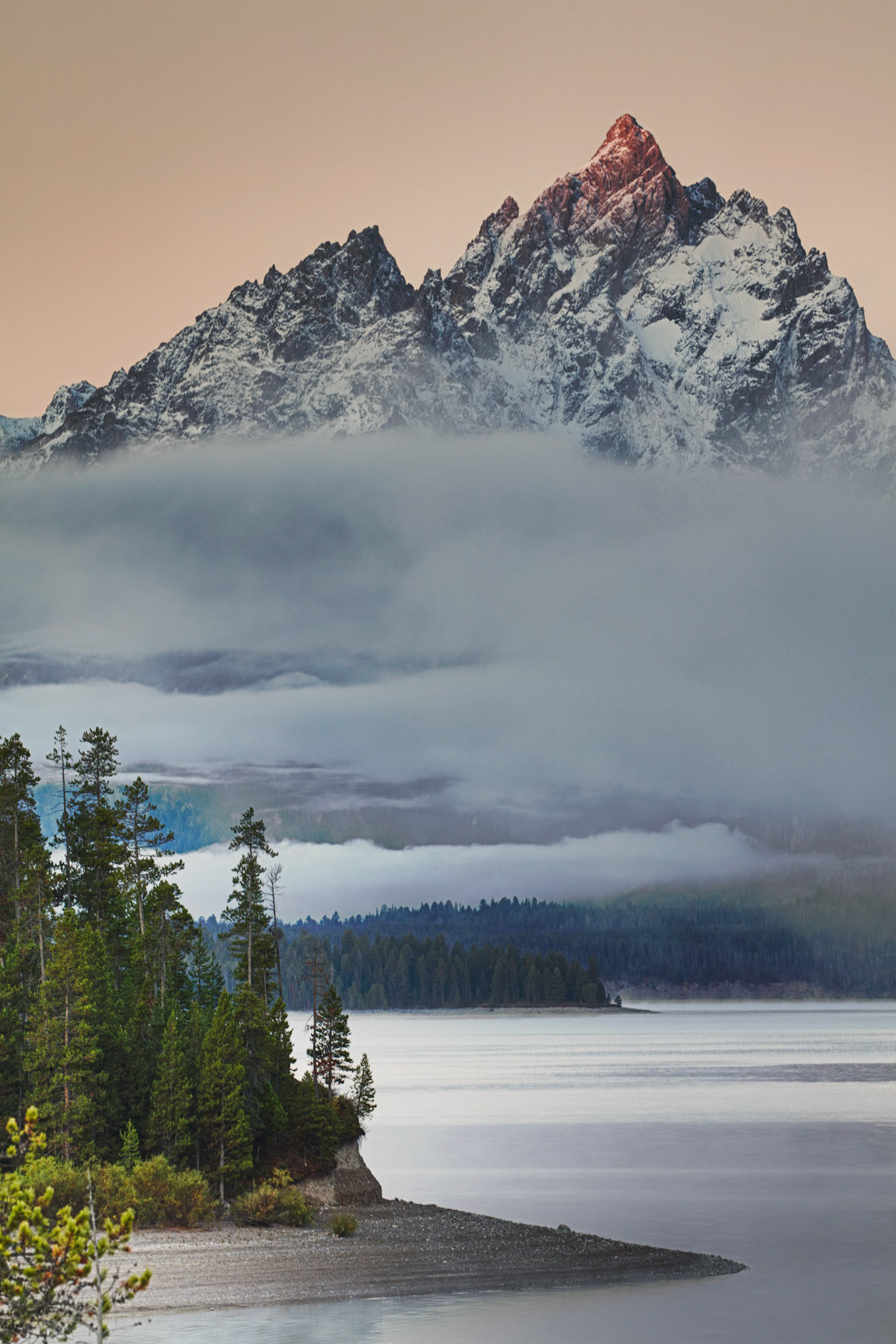 Tetons and Fog