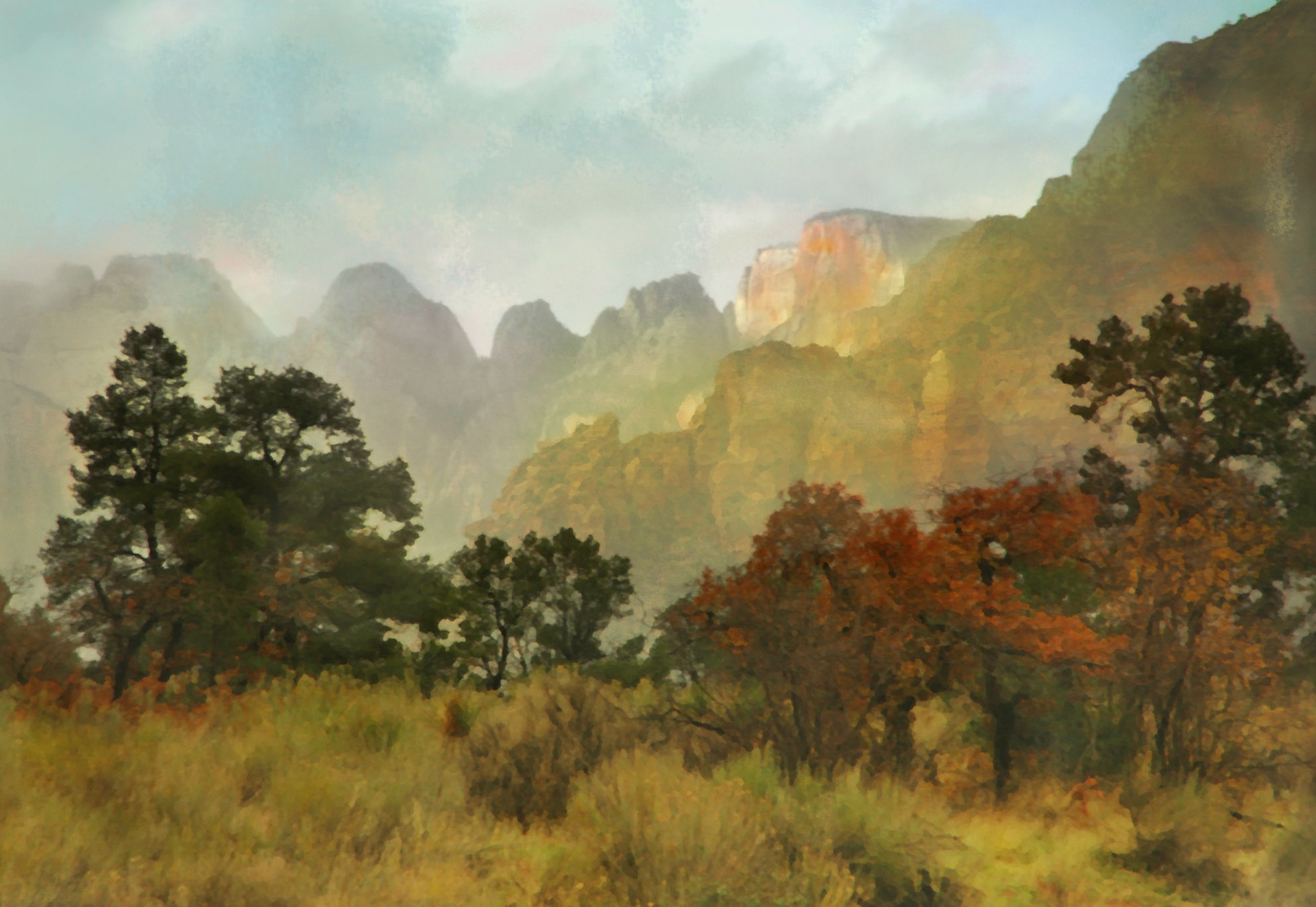 Zion NP watercolor