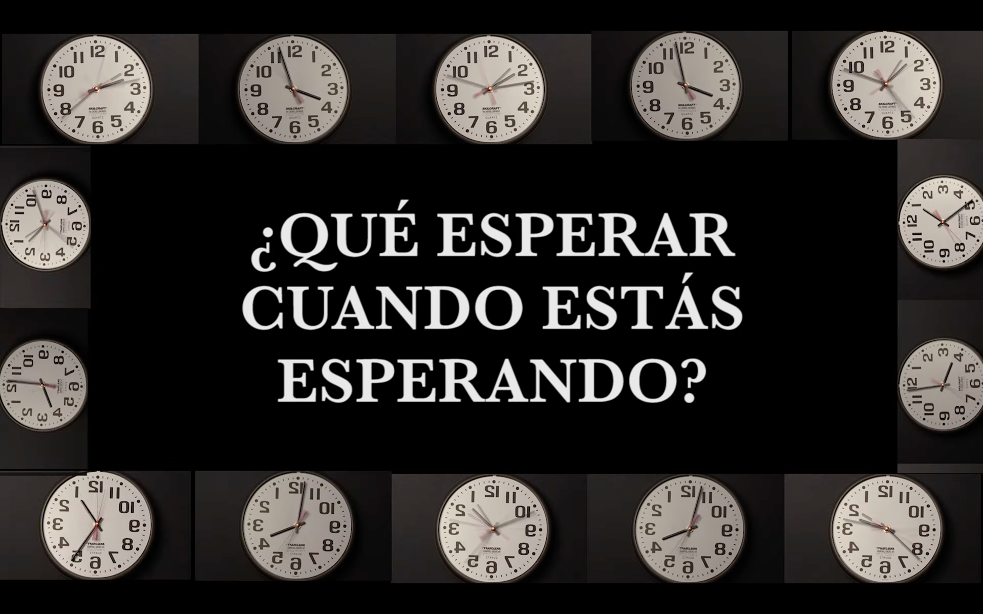 ¿QUÉ ESPERAR CUANDO ESTÁS ESPERANDO?, SOY CÁMARA, CCCB, 2020. DIRECTOR and EDITOR alongside Víctor Diago. VIDEOESSAY.