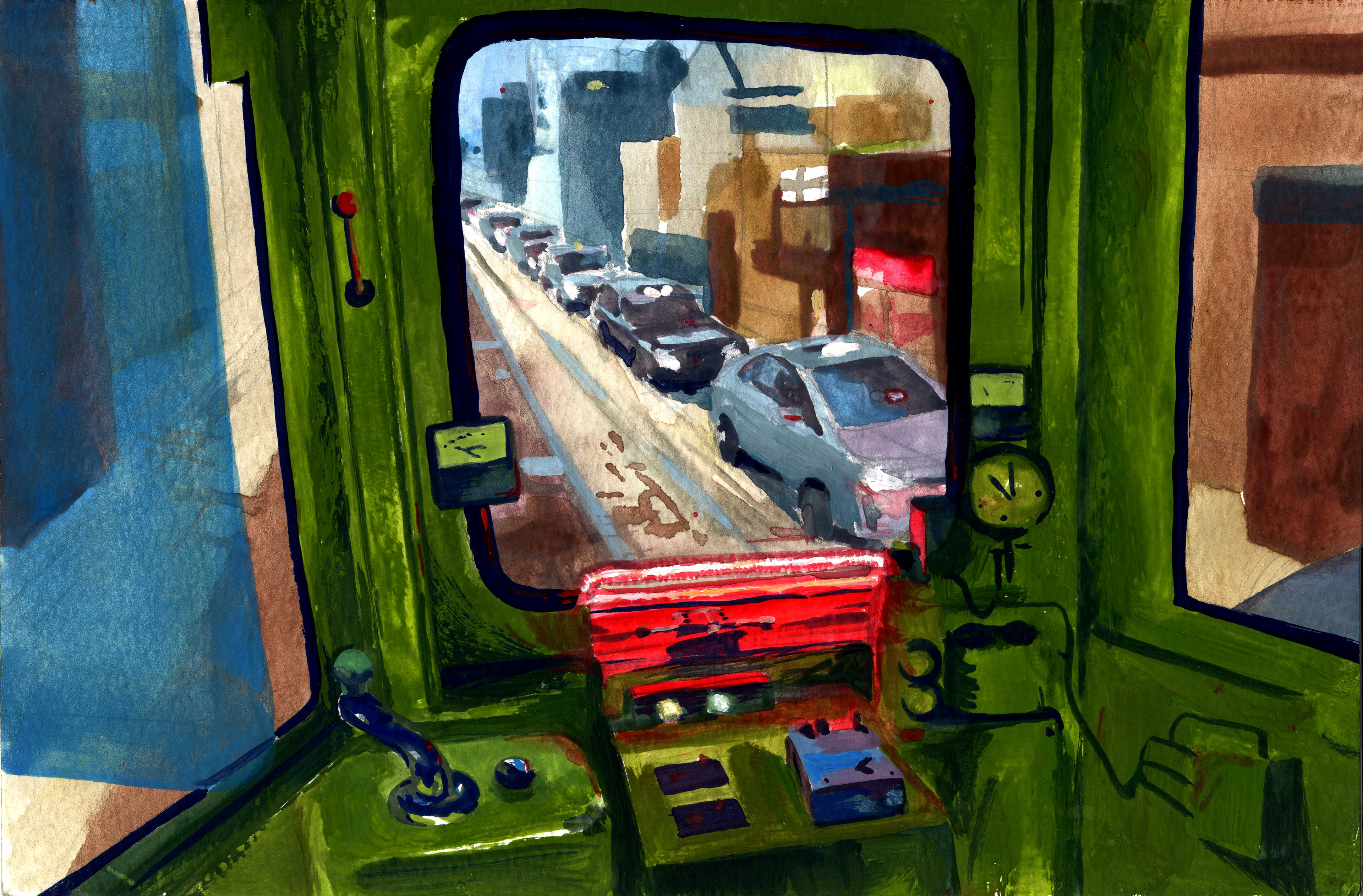  Gouache, peinture, Fanny Denisse