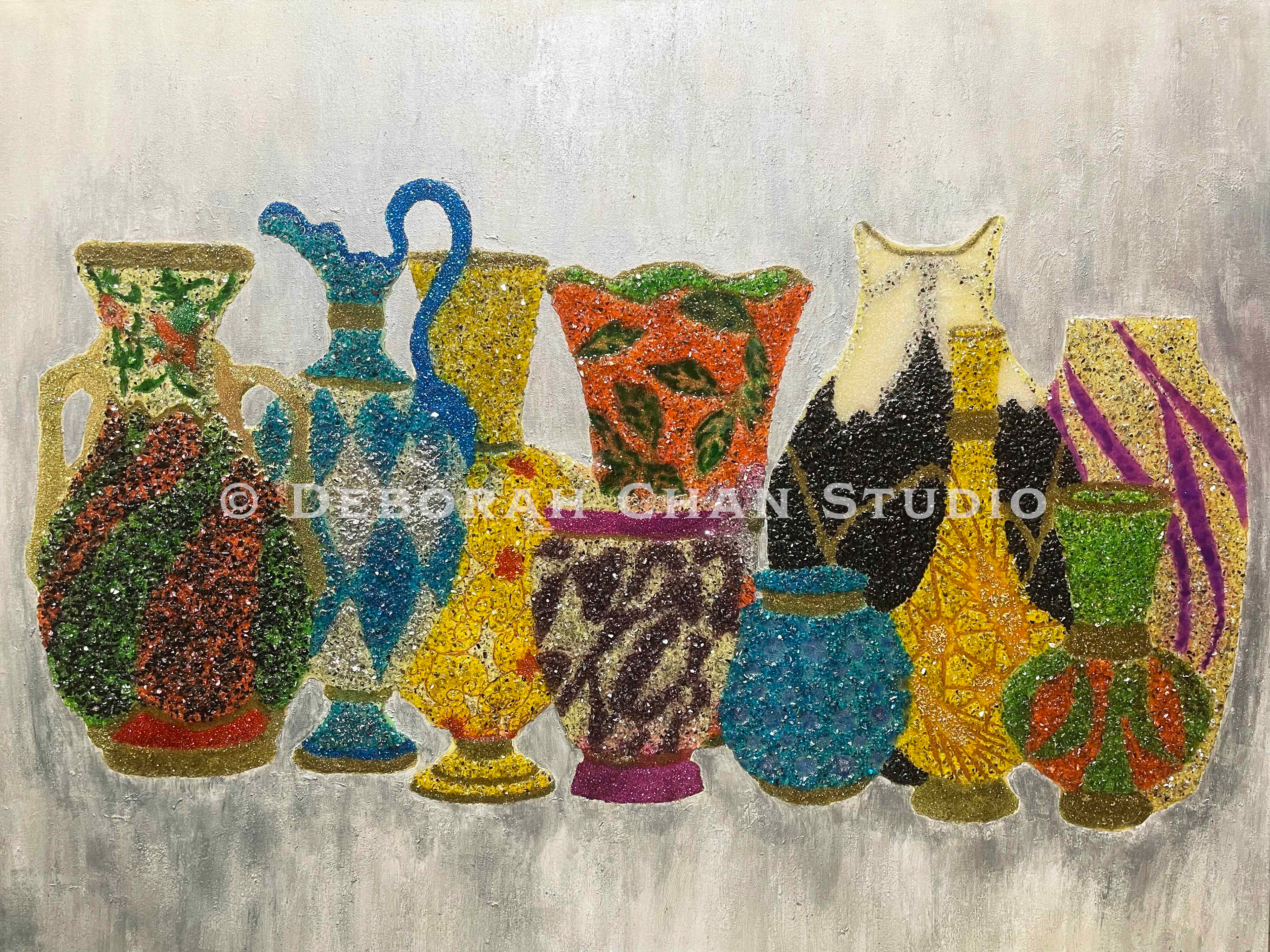 Capacity (Greater Works), 2023 Mixed Media on Canvas, 36" x 48", S$37,000.00