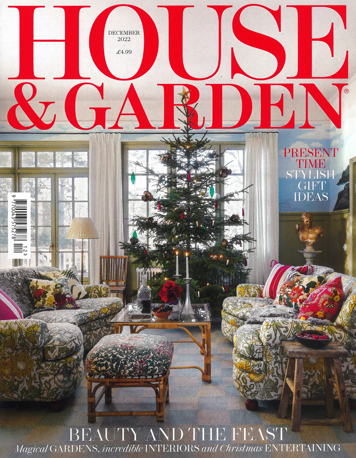 REDEMPTION featured on House & Garden UK Magazine, Dec 2022 Issue