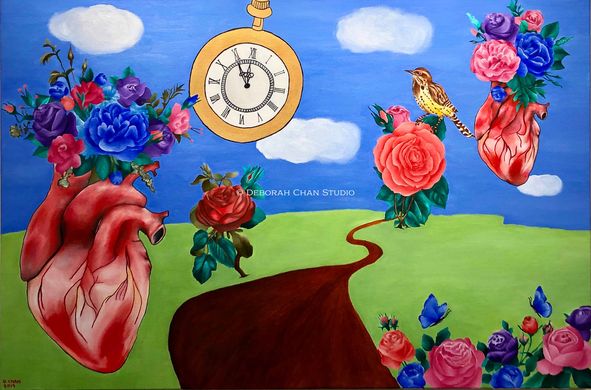 Time (The Wait), 2019 Oil on Canvas, 24" x 36", S$5,000.00