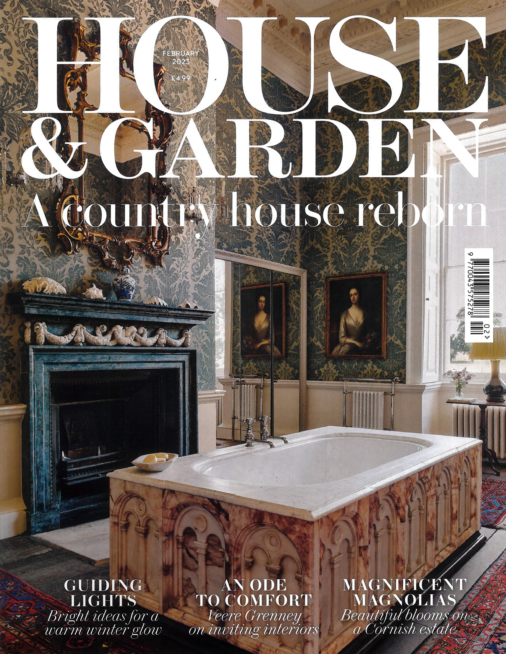 RESTORATION featured on House & Garden UK Magazine, Feb 2023 Issue