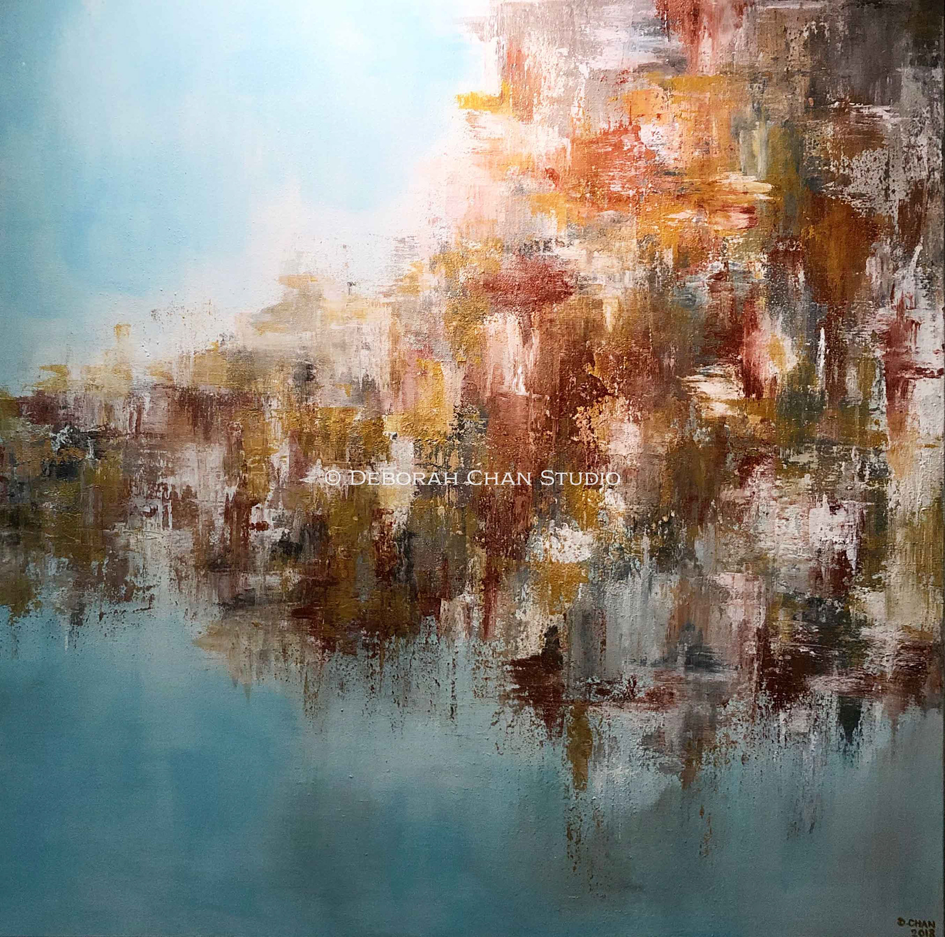 Restoration, 2018 Mixed Media on Canvas, 36" x 36", S$7,000.00
