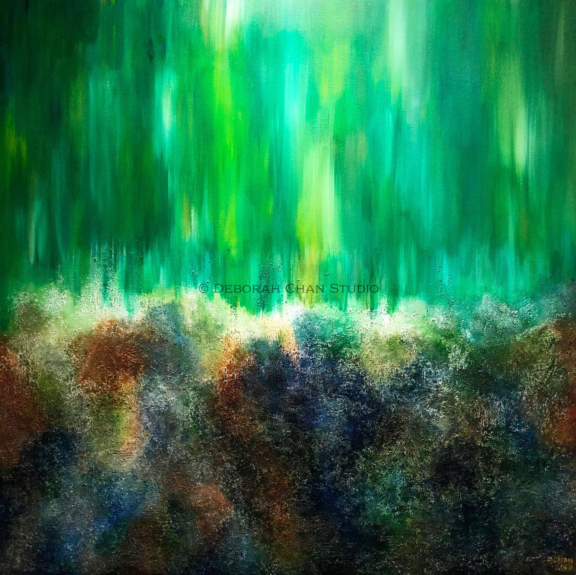 Reconciliation, 2018 Mixed Media on Canvas, 36" x 36", S$7,000.00