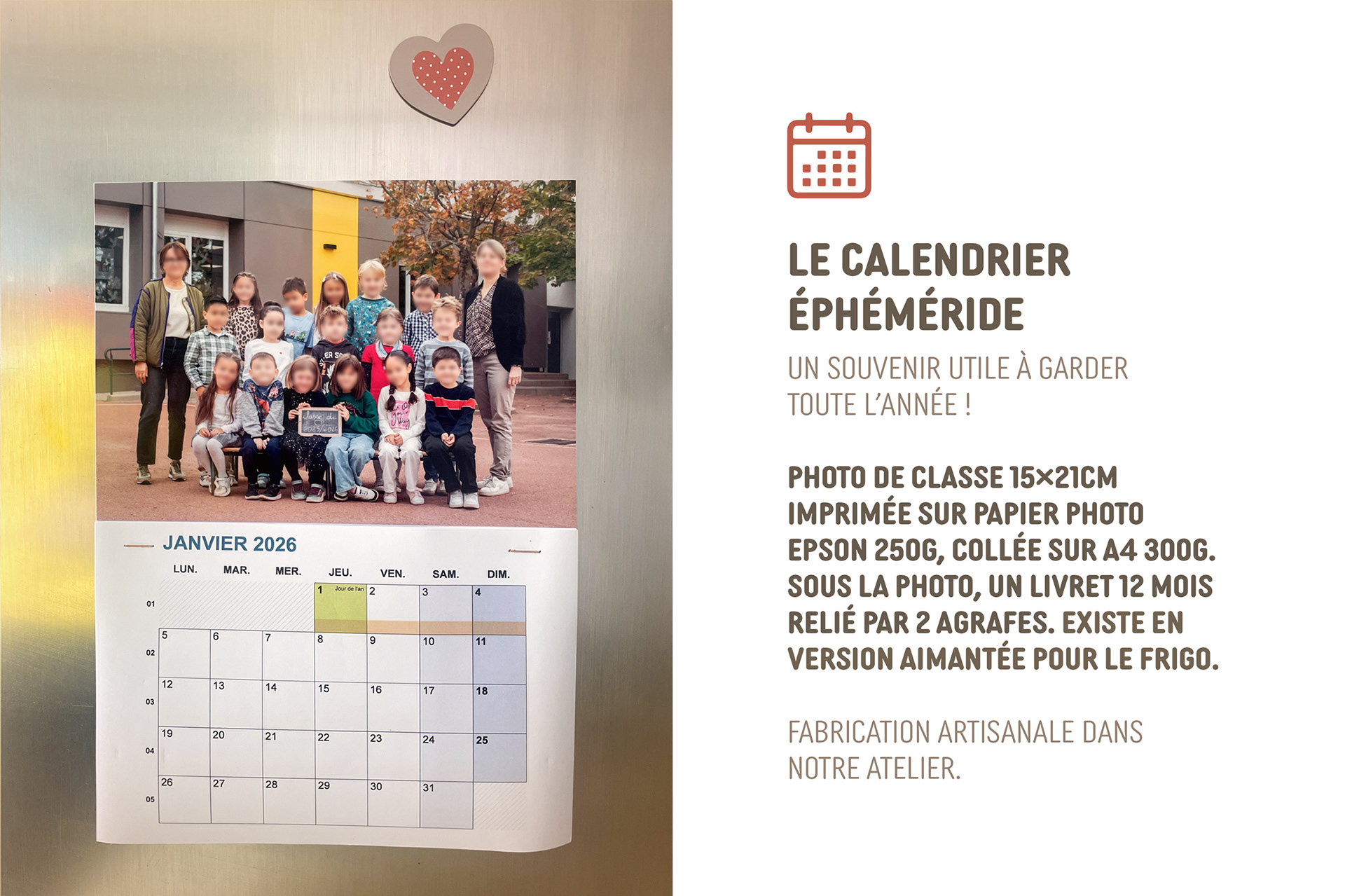 Le calendrier éphéméride de Cécile Stollini 