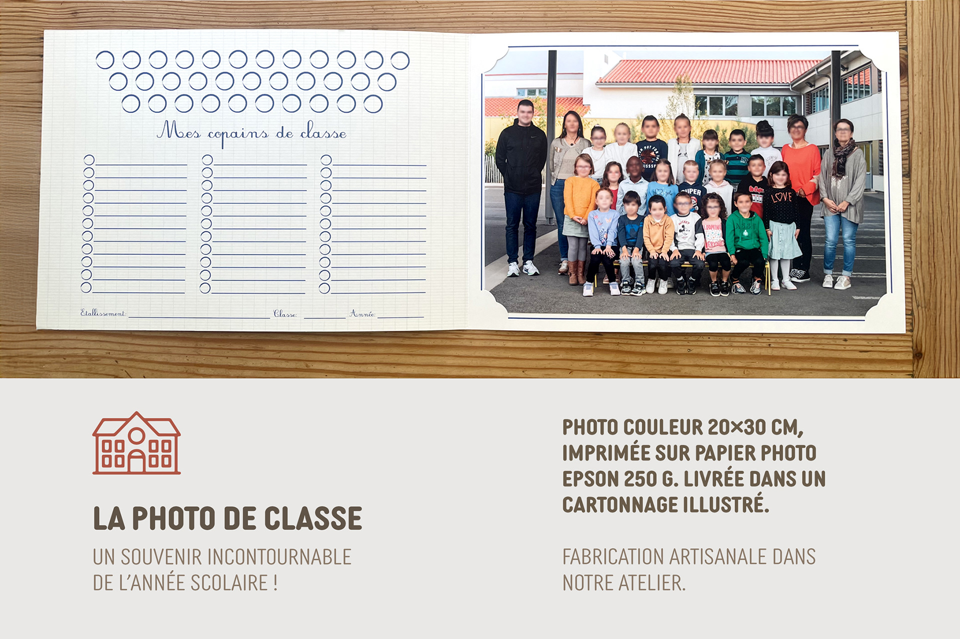 Photo de classe par Cécile Stollini