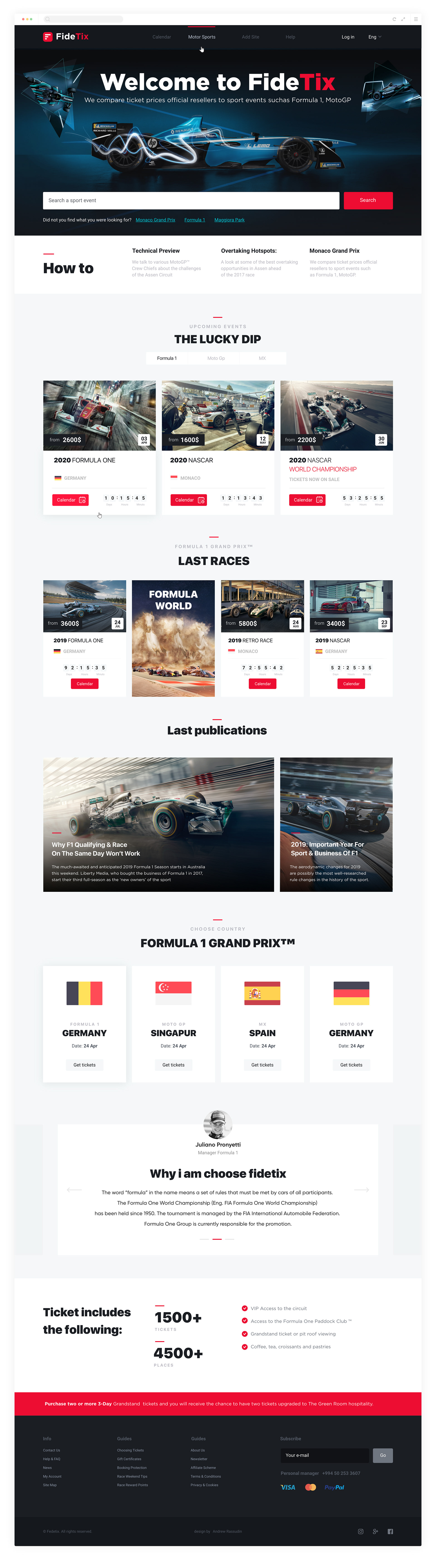 Fidetix Formula 1 Ticket Service