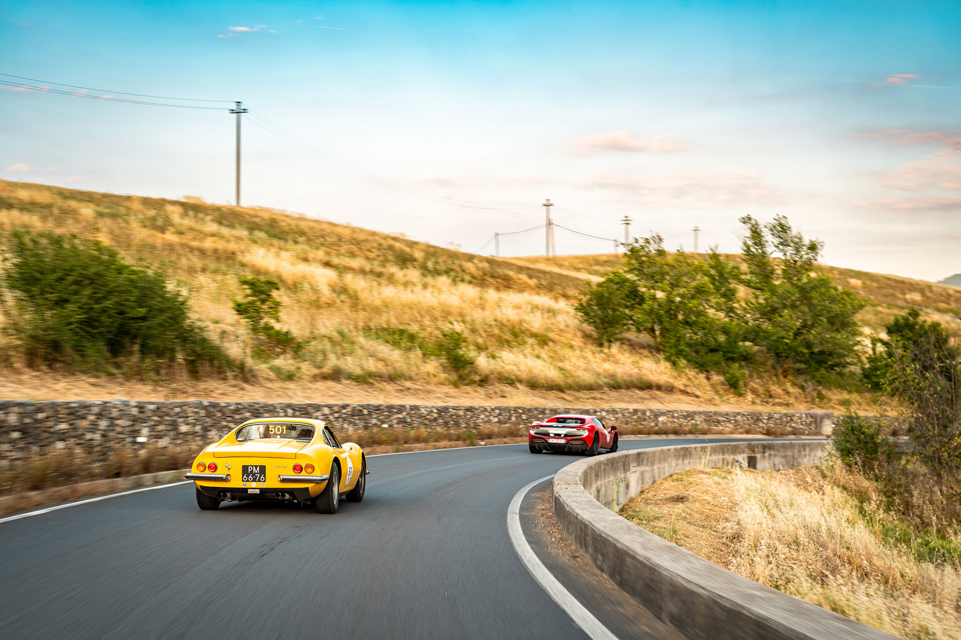Mille Miglia 2024 - Ferrari in the Emilia Romagna hills