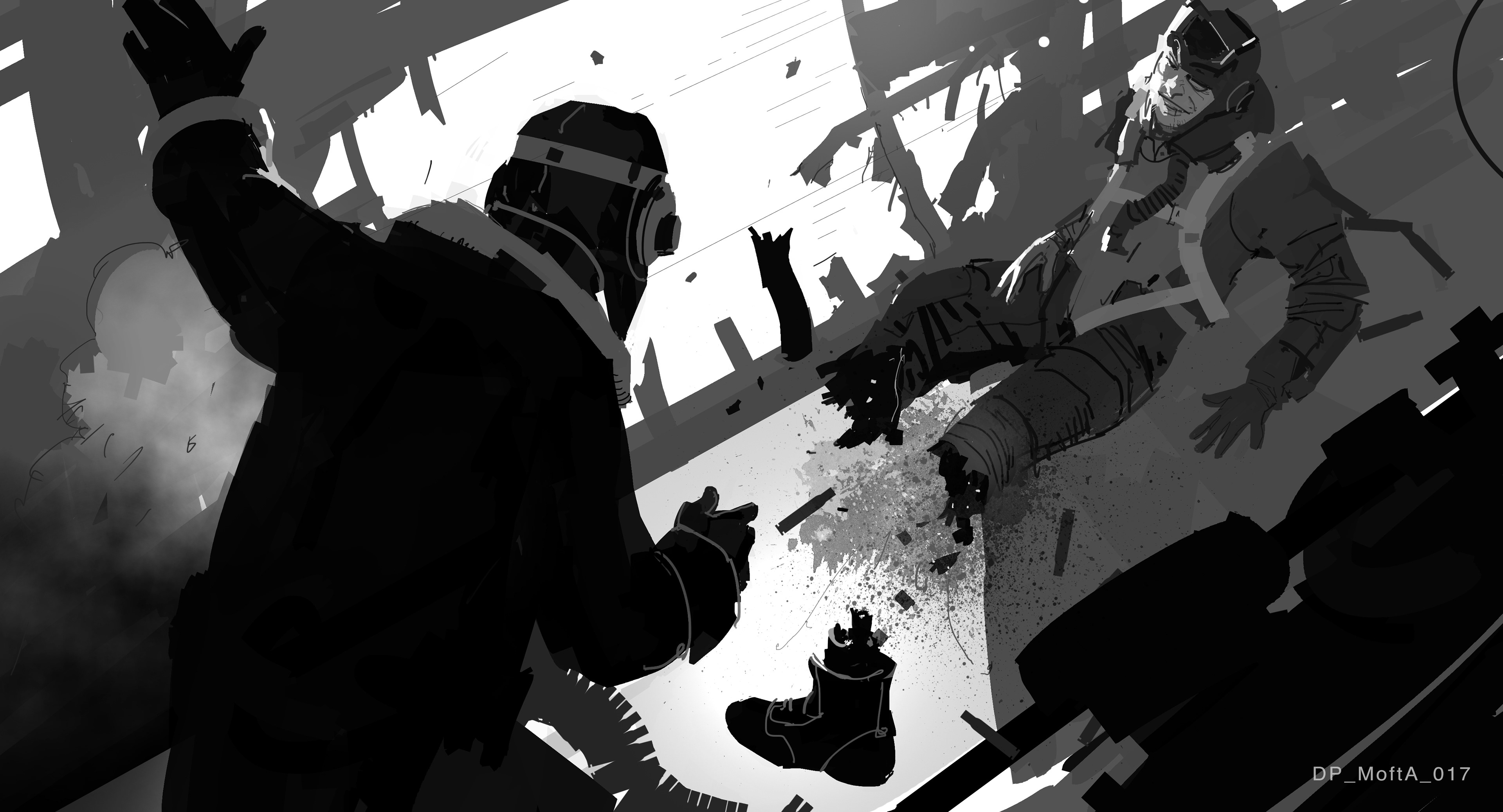 Waist gunner loses legs