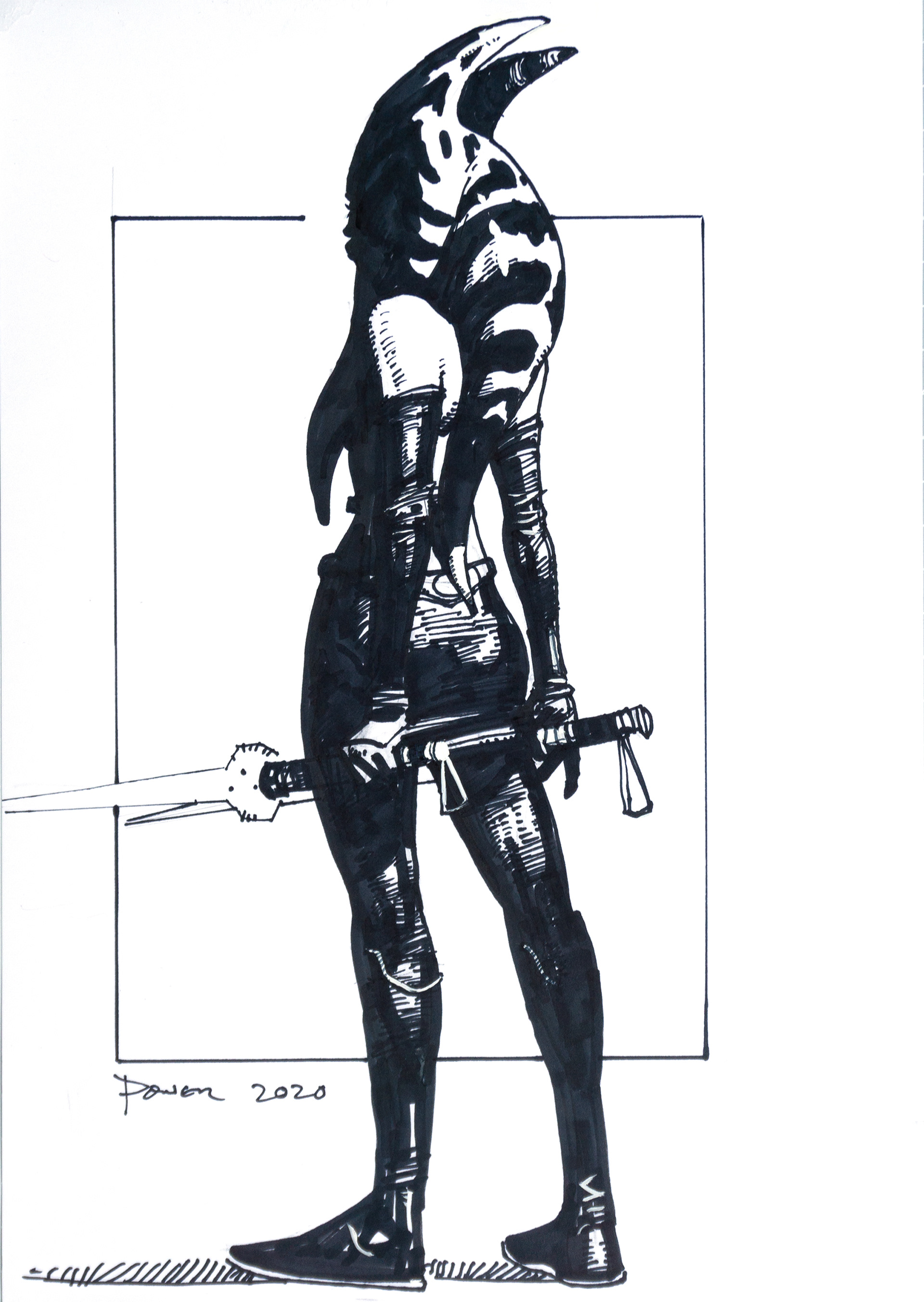 Ahsoka Sketch £200 Sold