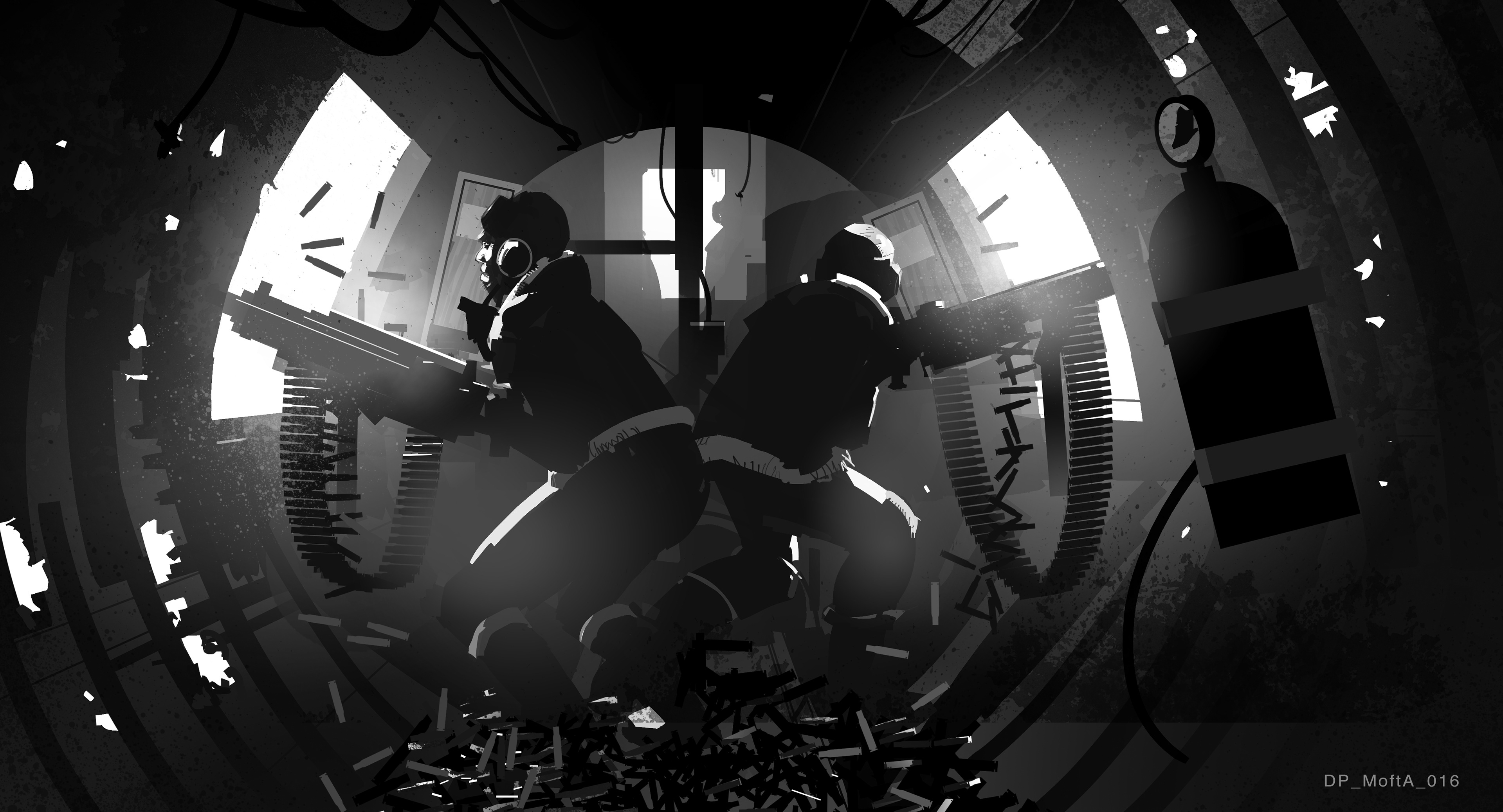 Waist gunners defend