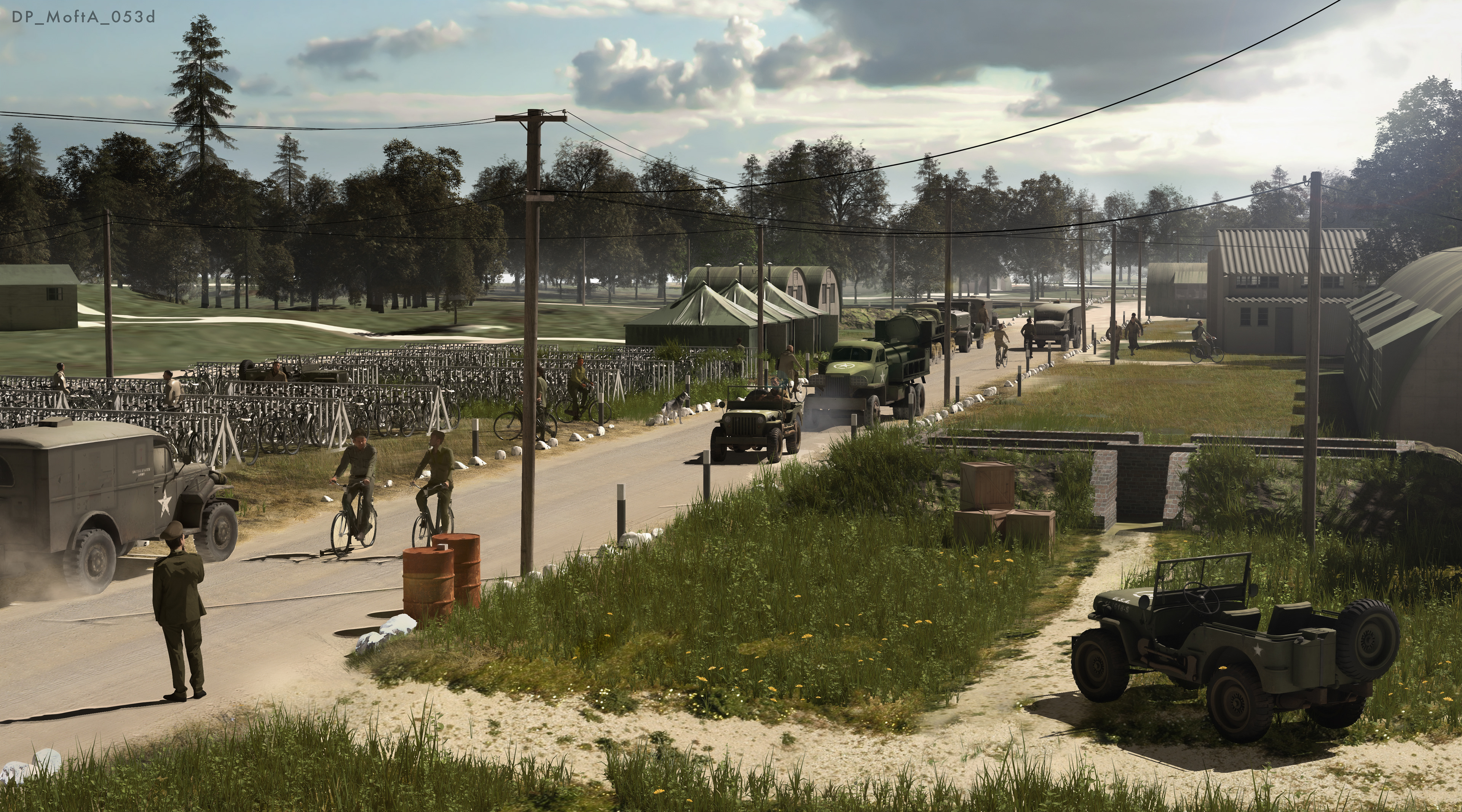 Abingdon Airfield transformed in to Airbase