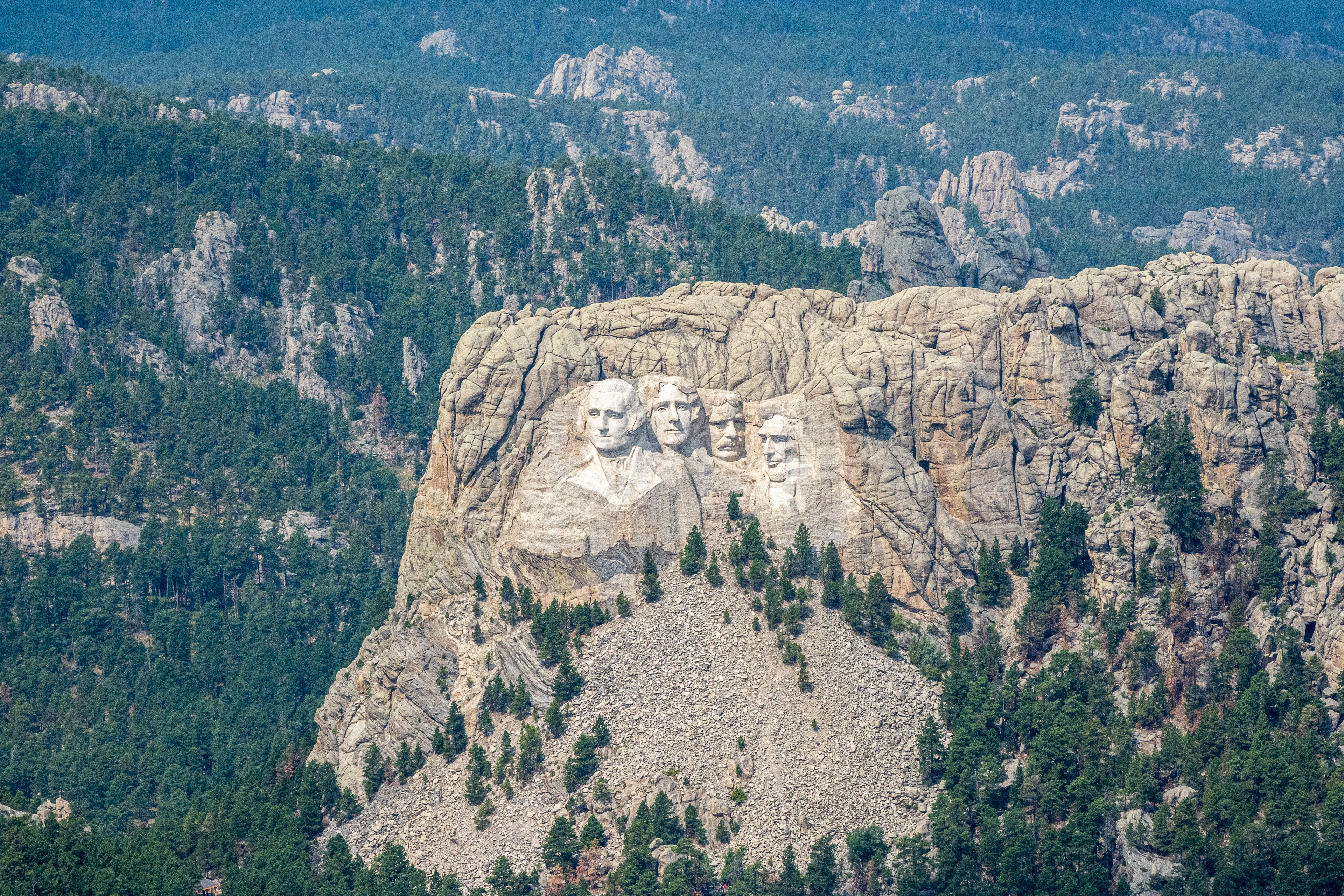 Aerial View Mt. Rushmore