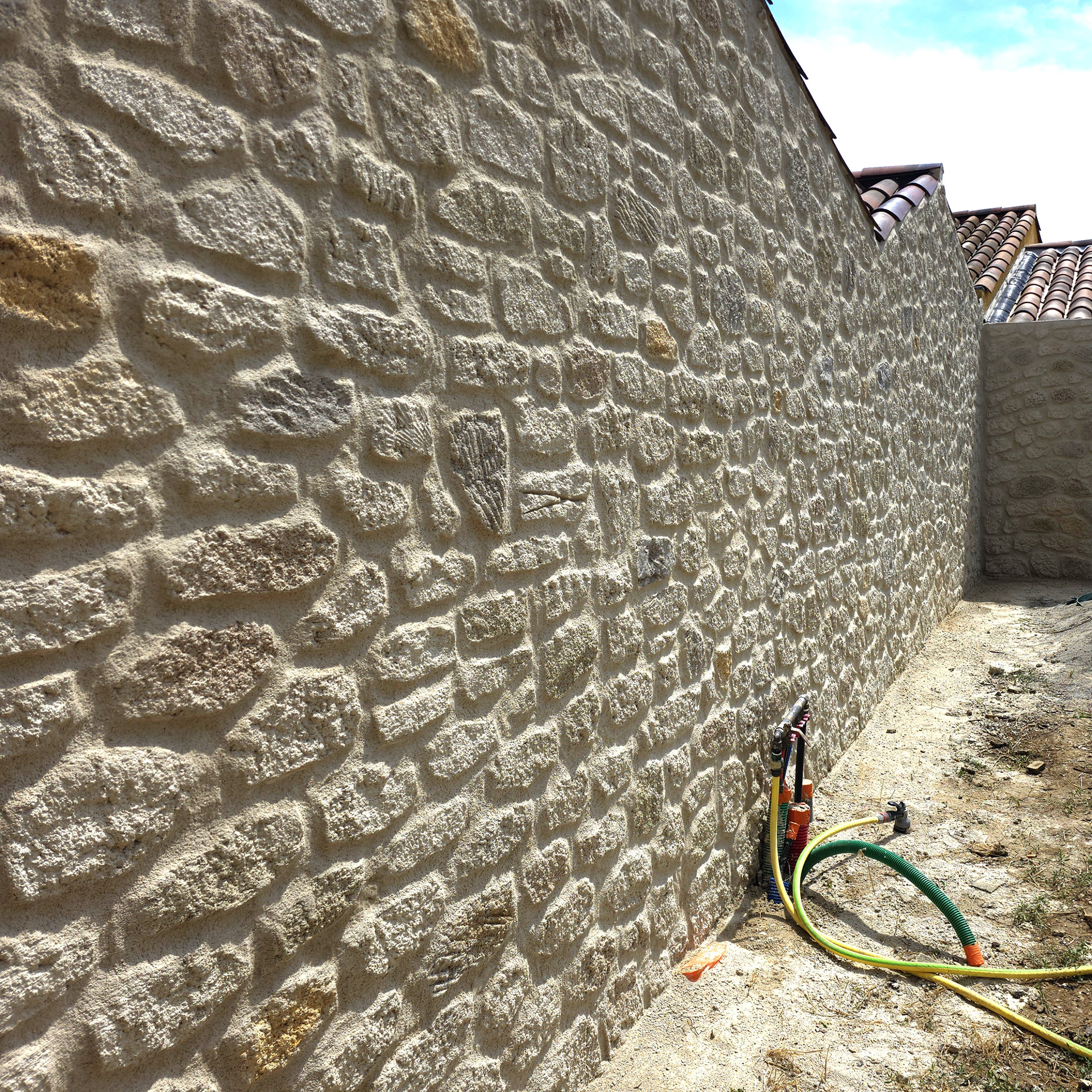 Mur cour intérieur
