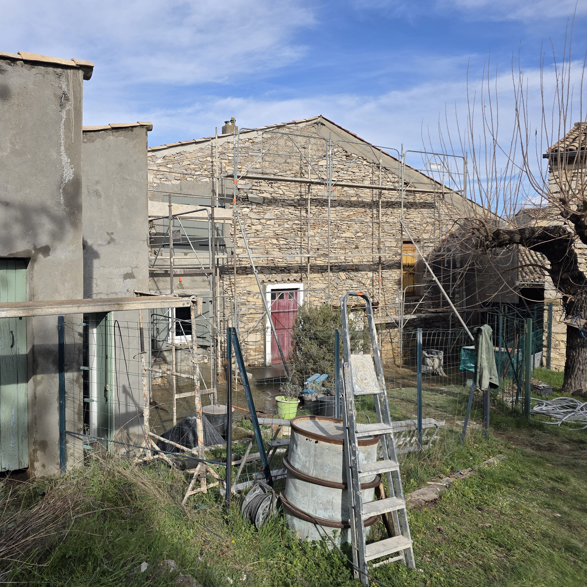 Ravalement de façade avec lavage