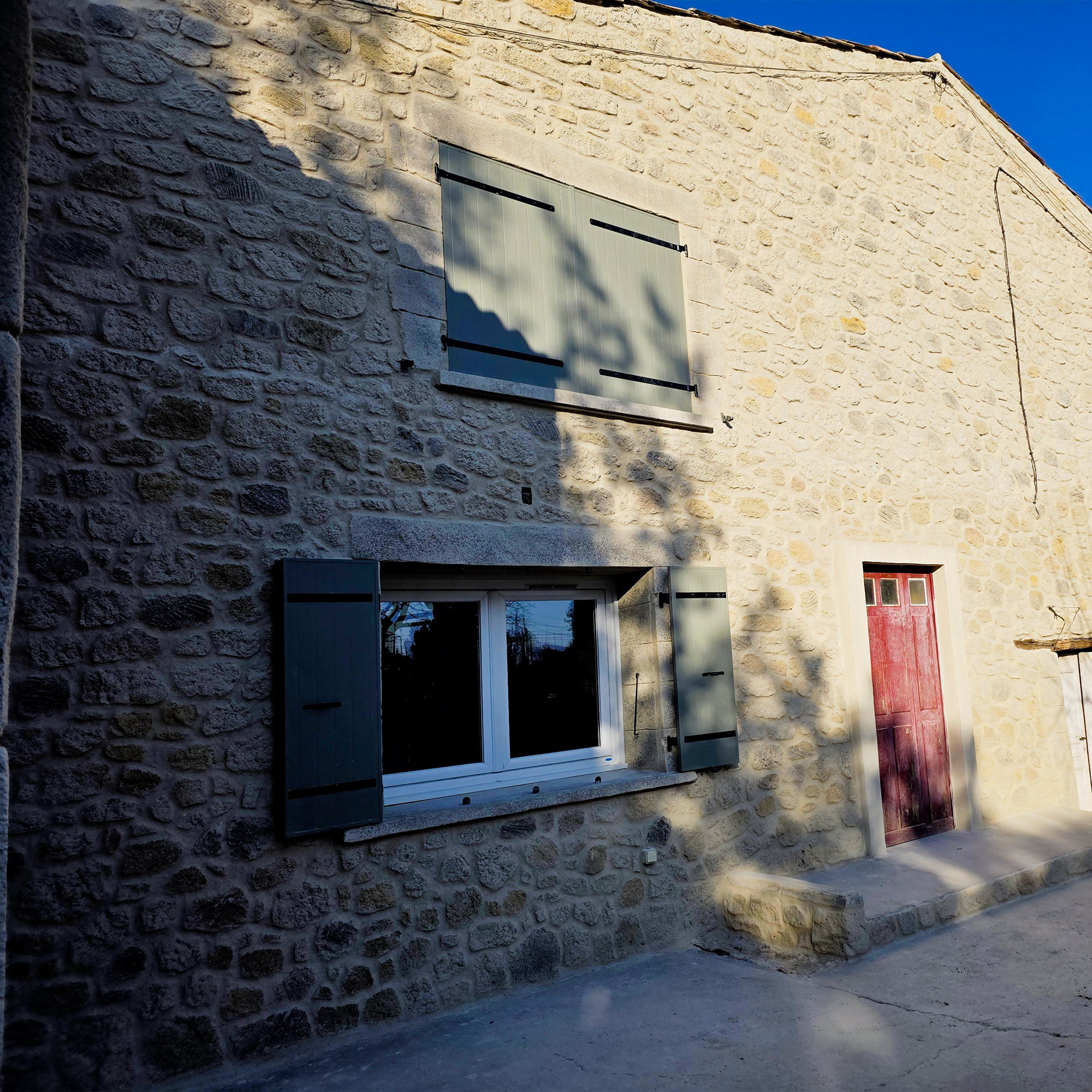 Vue sur le pignon