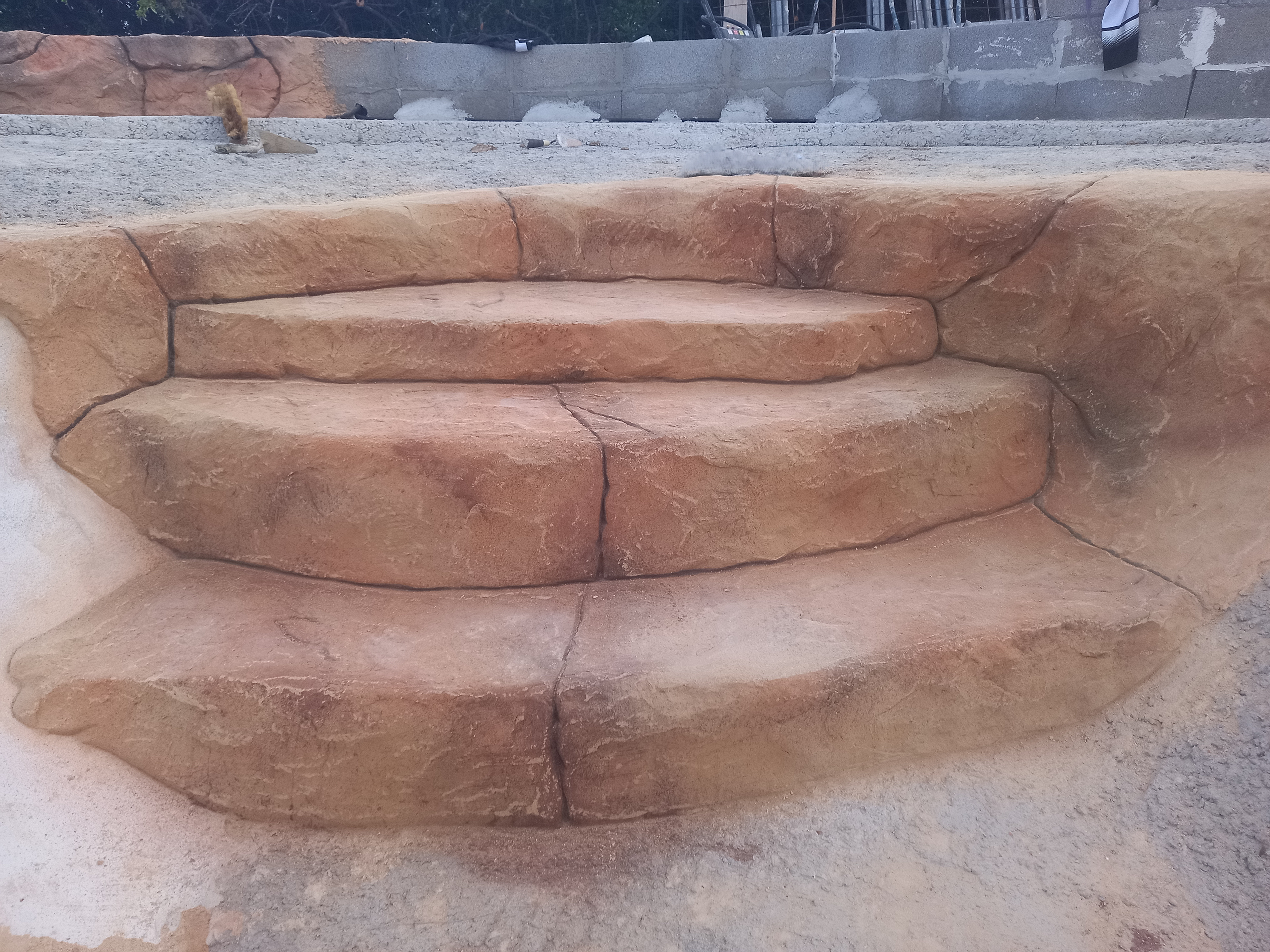 Escalier pour une piscine