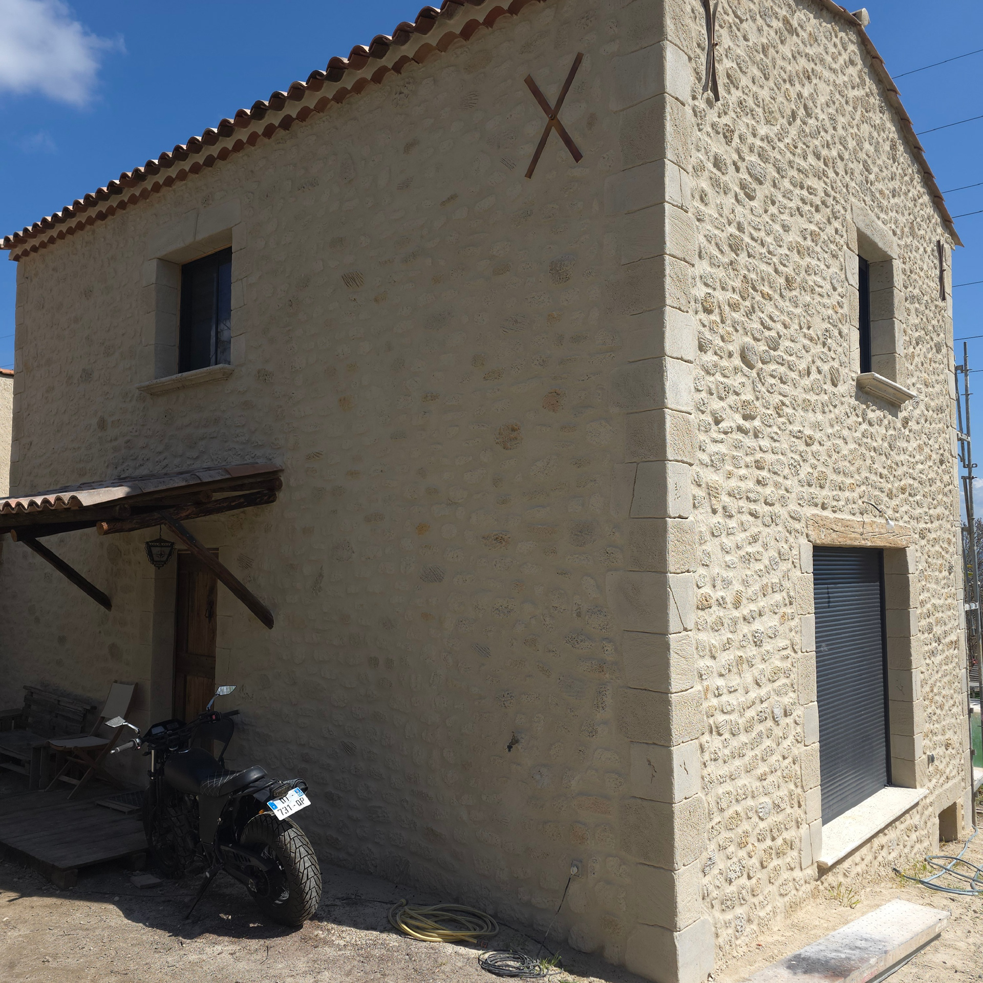 Vue d'ensemble du mas