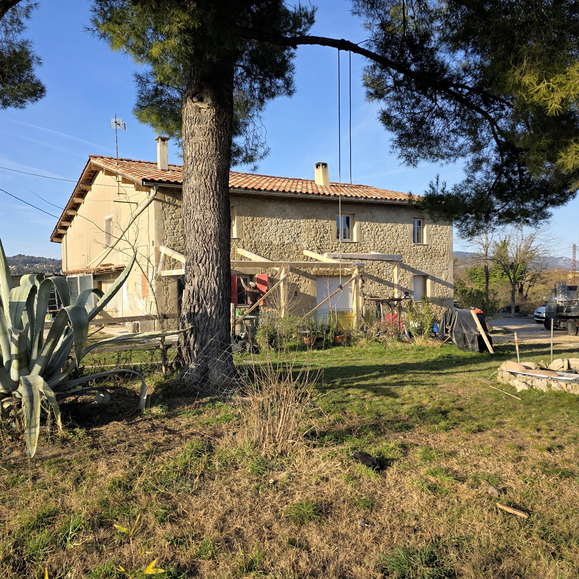 Vue d'ensemble du chantier