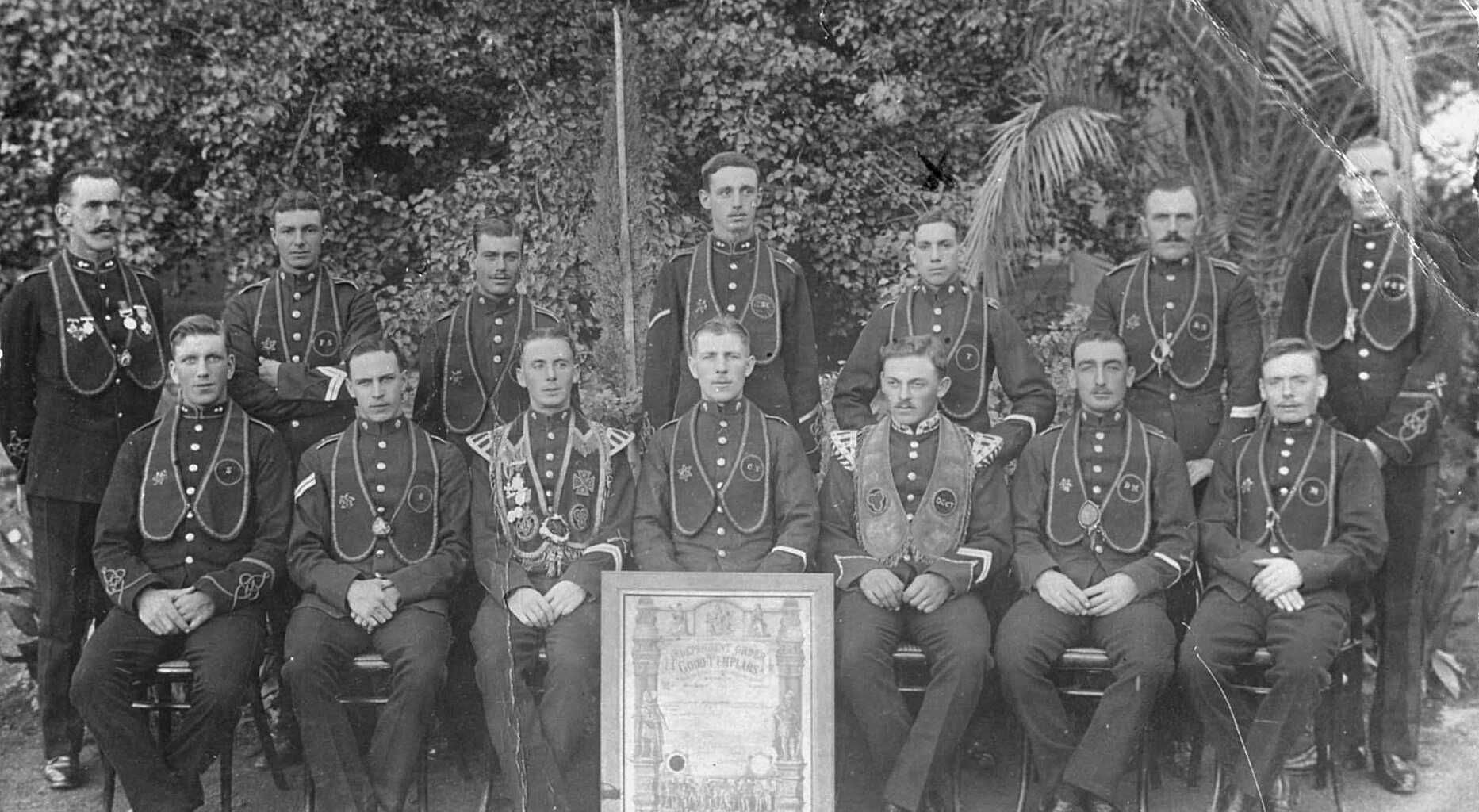 Grandfather Dyer Top 3rd from right WW1