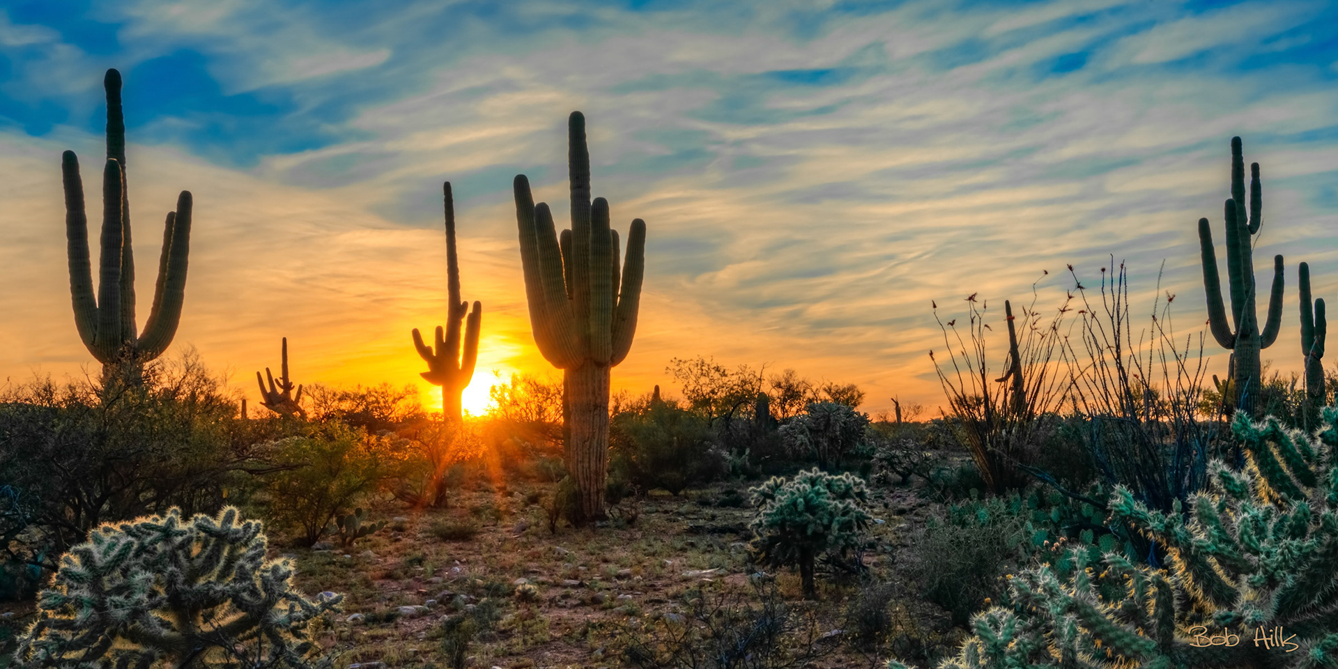 Sunset Near San Manuel