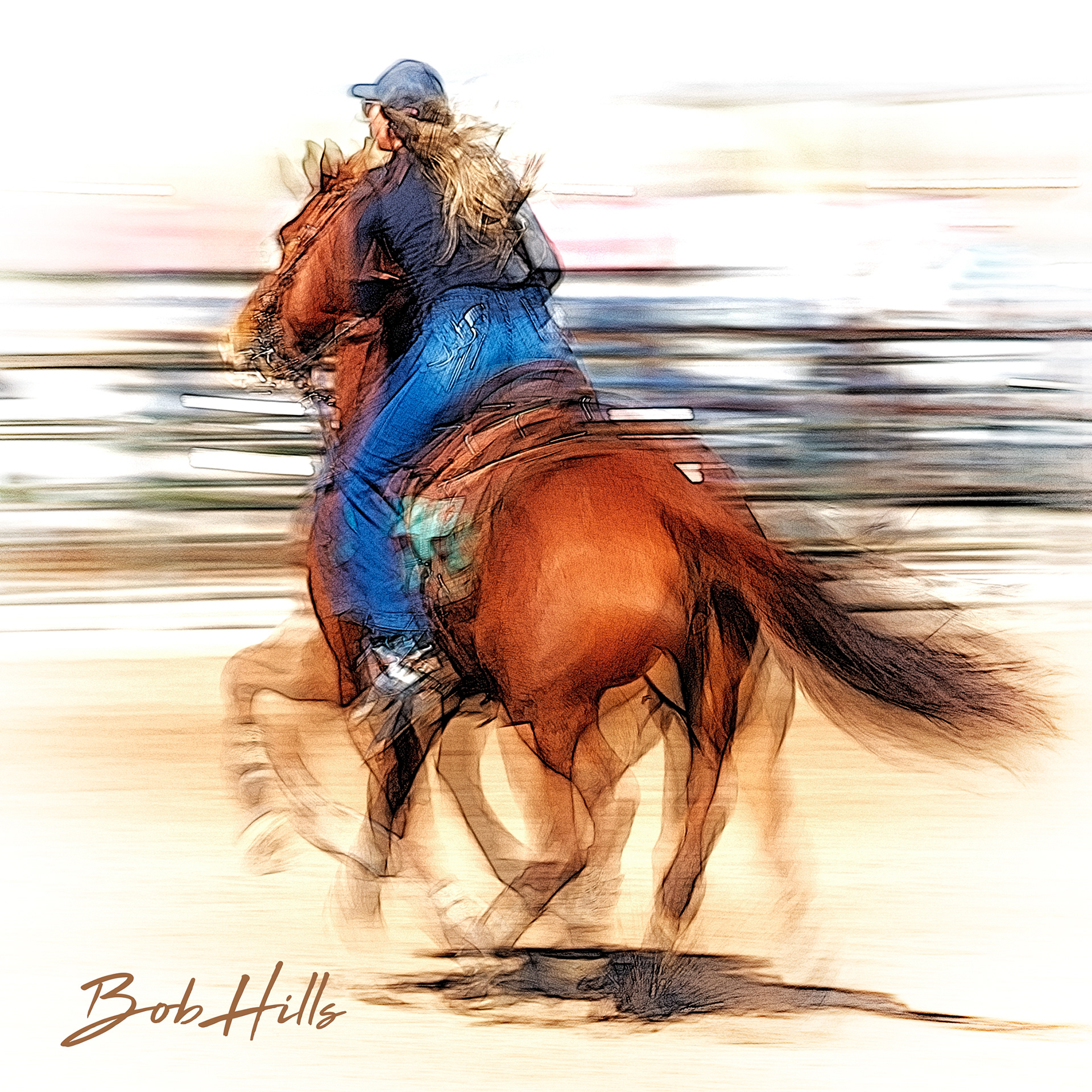 Barrel Racing Art - 42