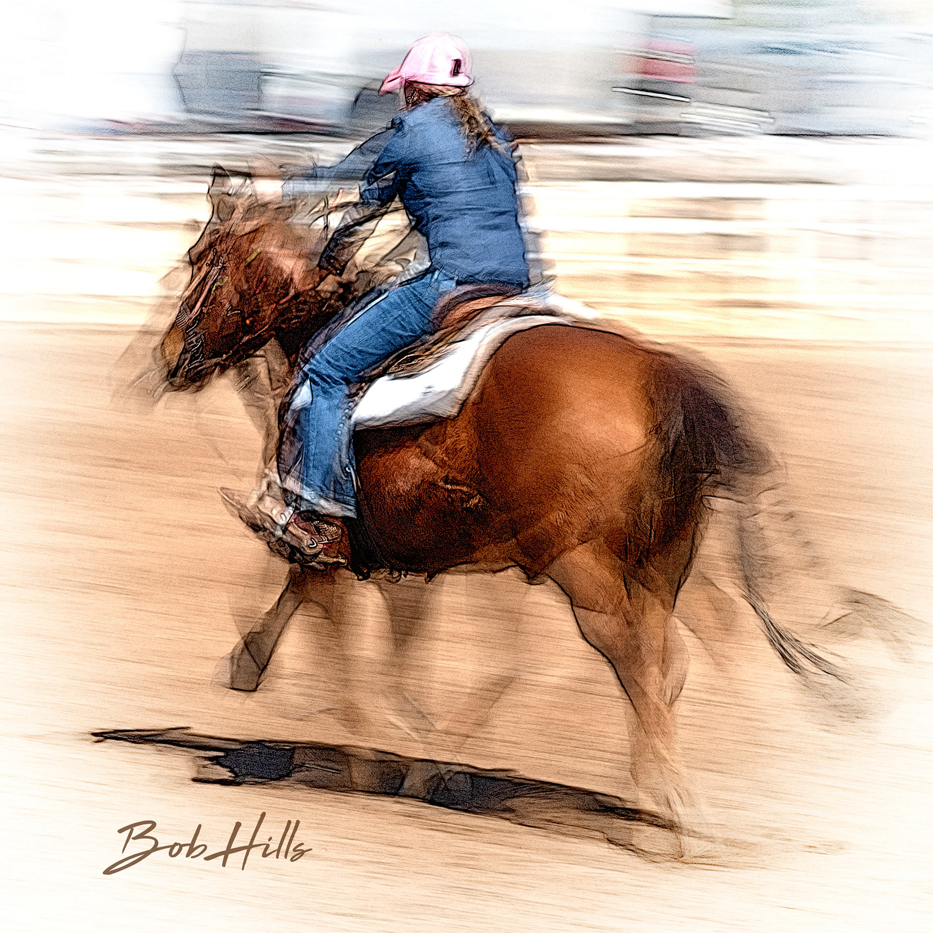 Barrel Racing Art - 29