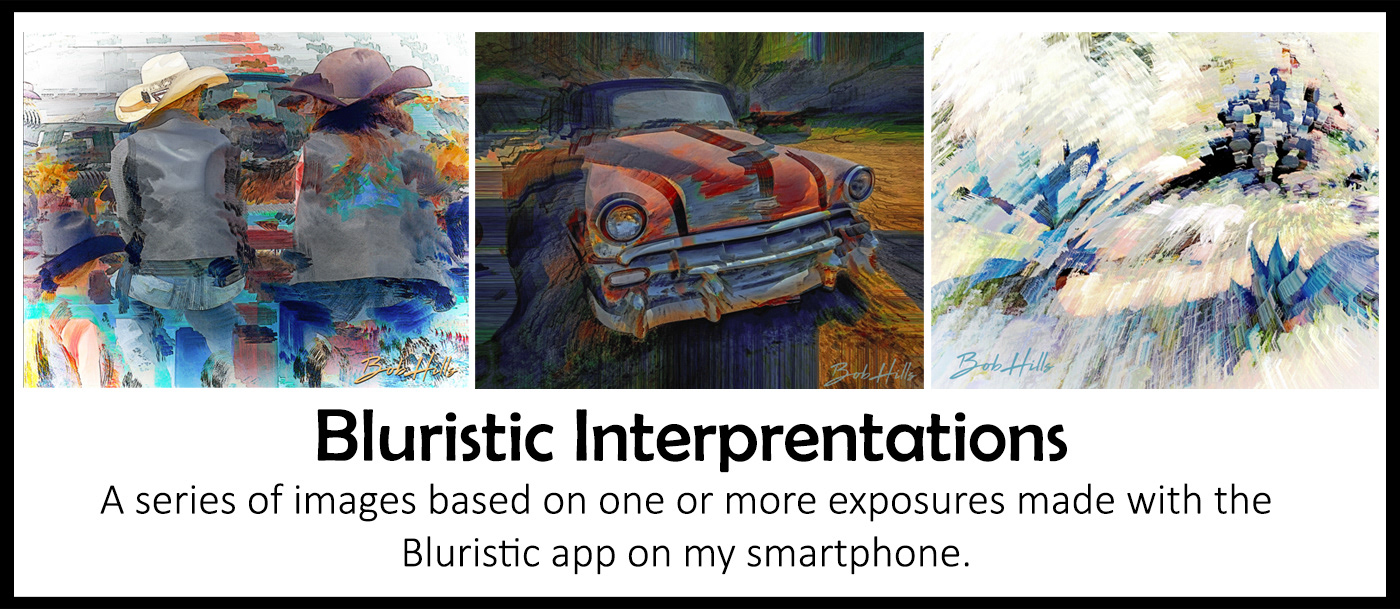 Bluristic ICM Multiple Exposure Cars Cowboys Cowgirls Desert Landscape Cactus Boulders