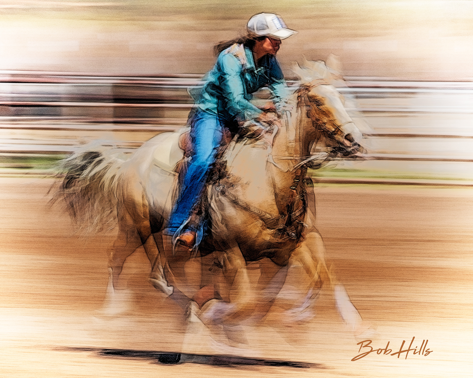 Barrel Racing Art - 10
