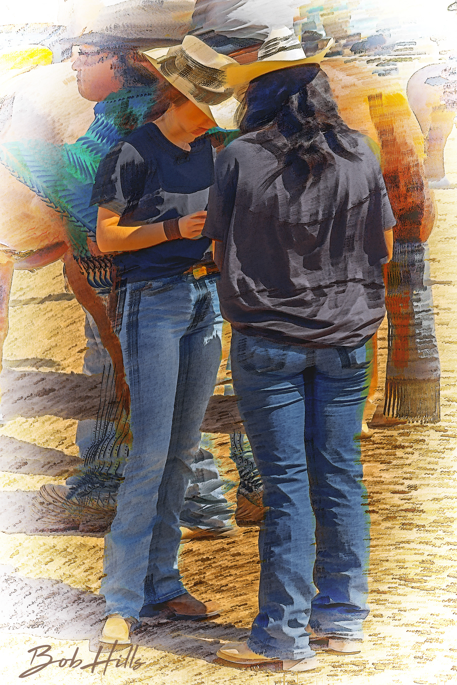 Chatting at the Arena