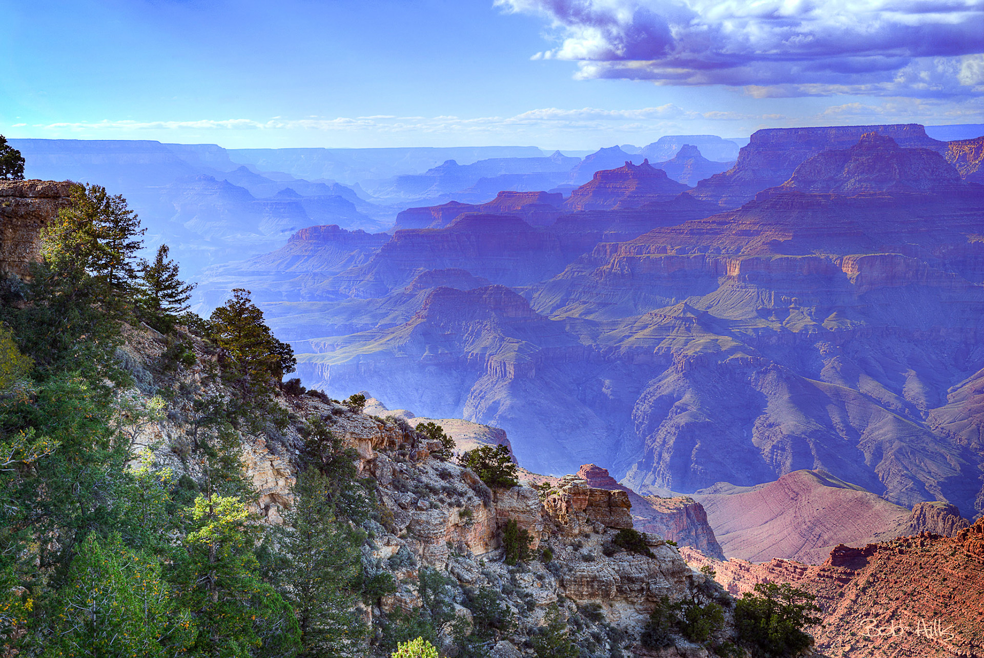 Descending Ridgeline