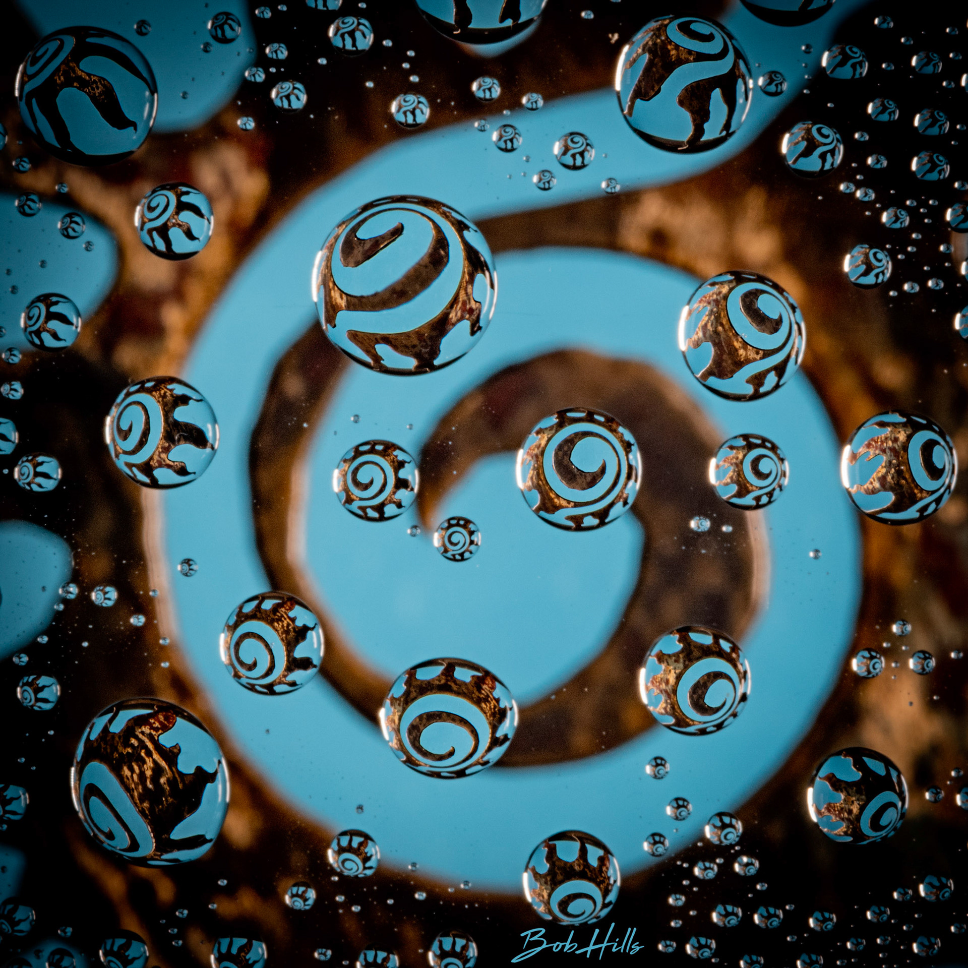 Turquoise & Gold Sun Star