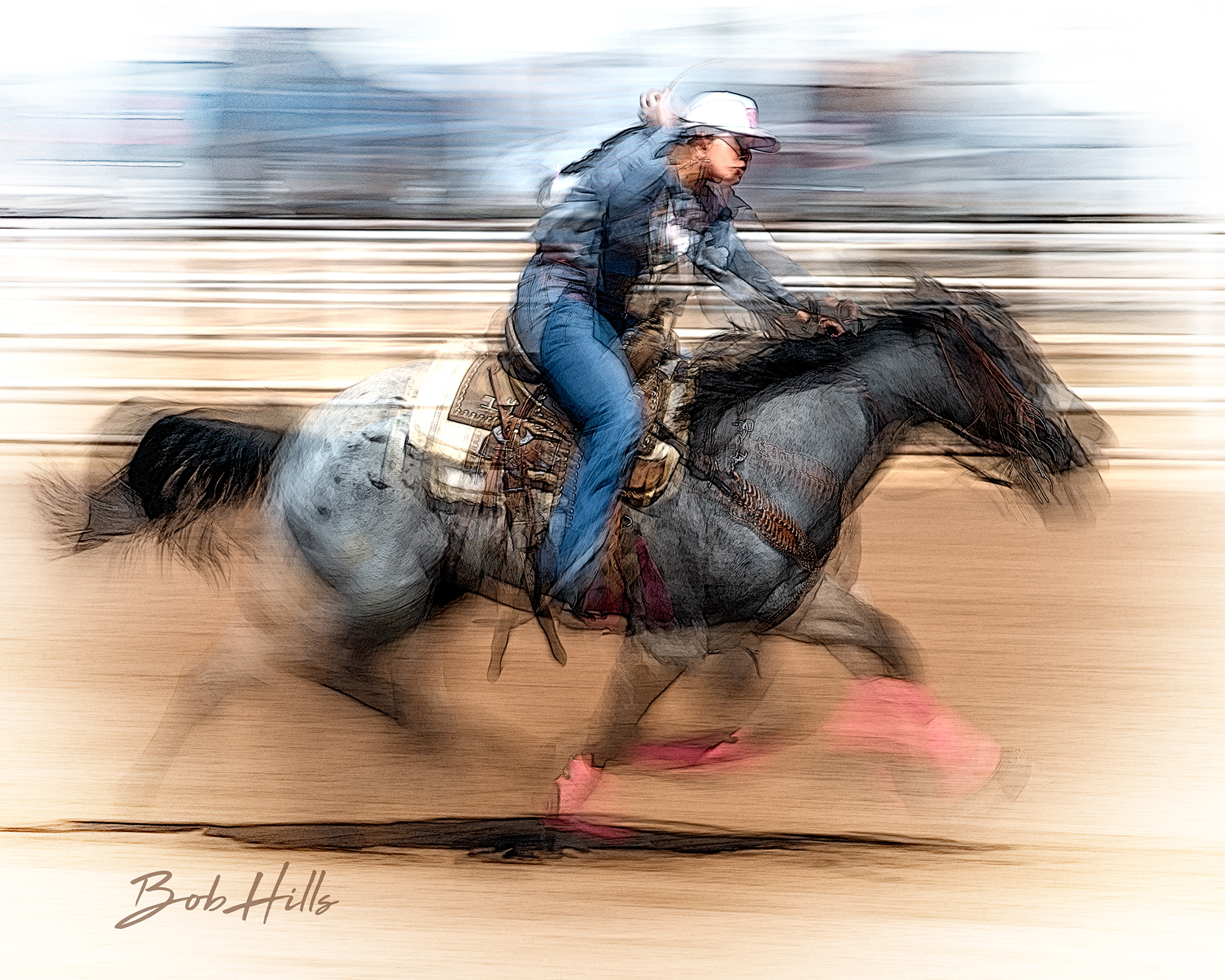Barrel Racing Art - 32