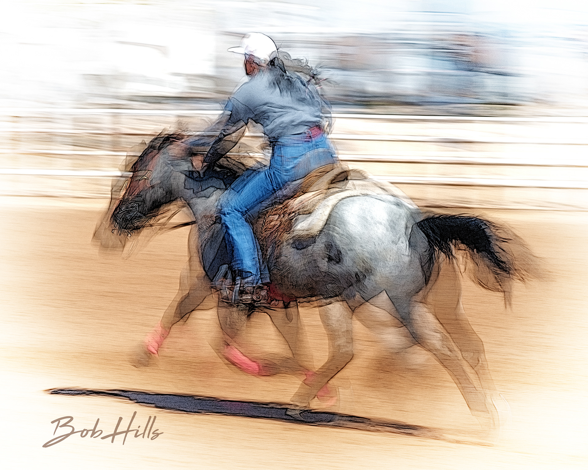 Barrel Racing Art - 31