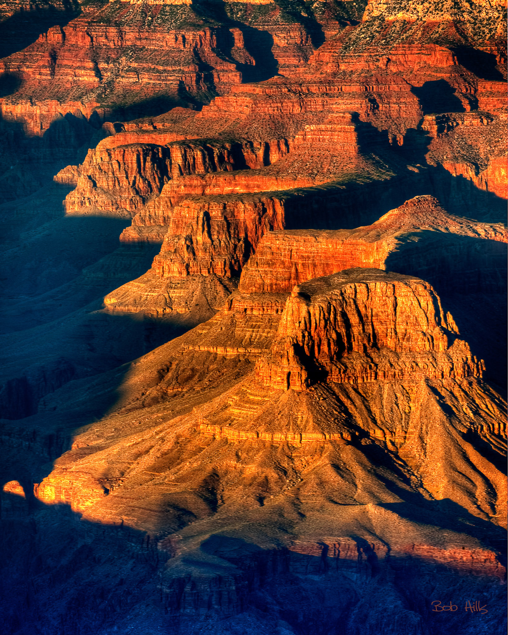 Shadows Approach Sumner Butte & Zoroaster Temple