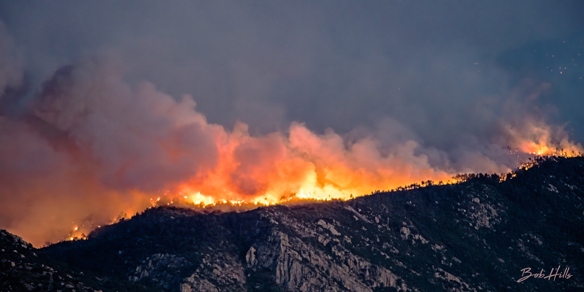 Ridge Line Fire Nearing Oracle No 2