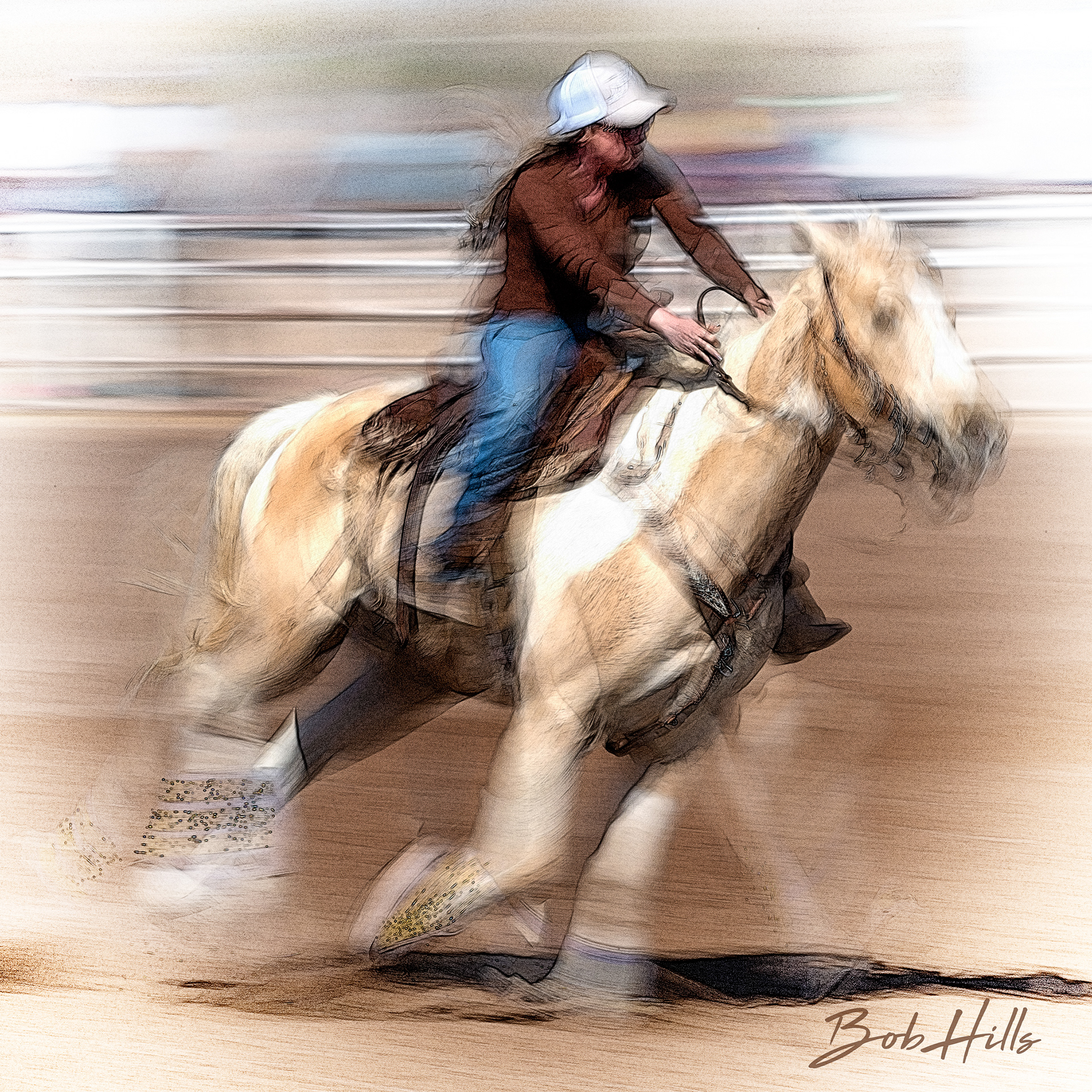 Barrel Racing Art - 36