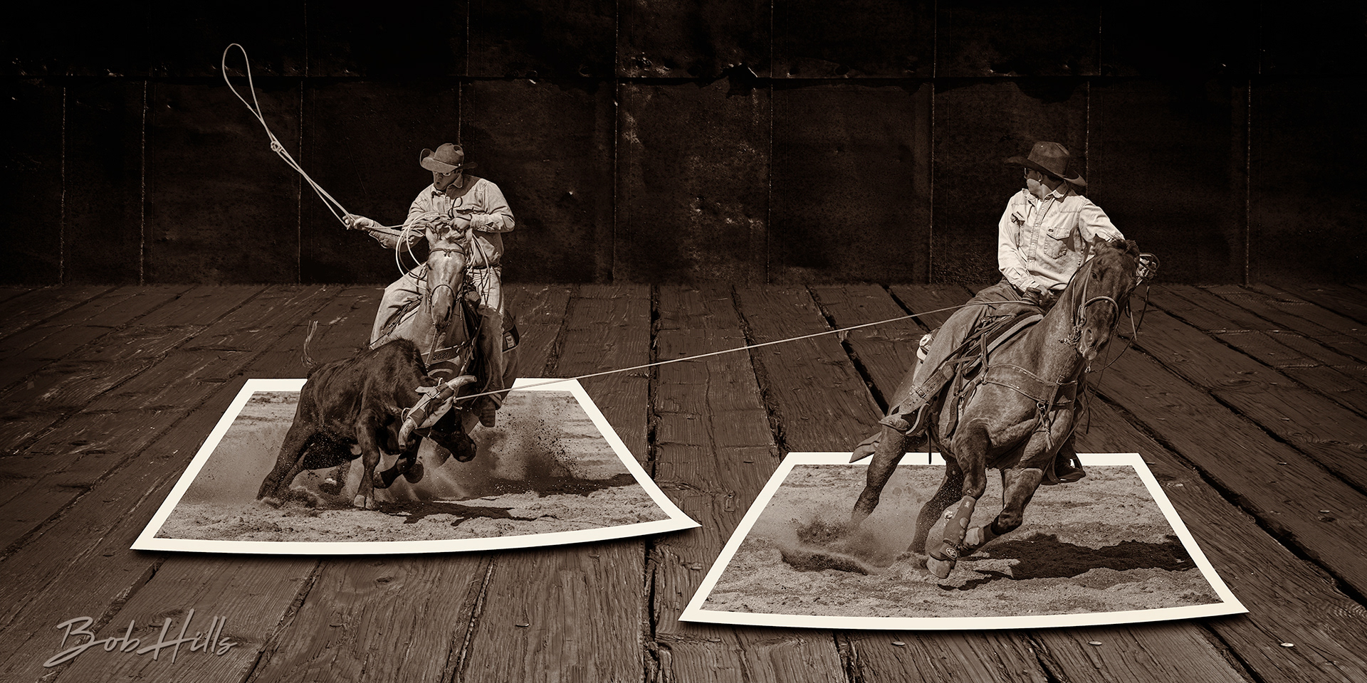 Polaroid Pop-Up Team Roping