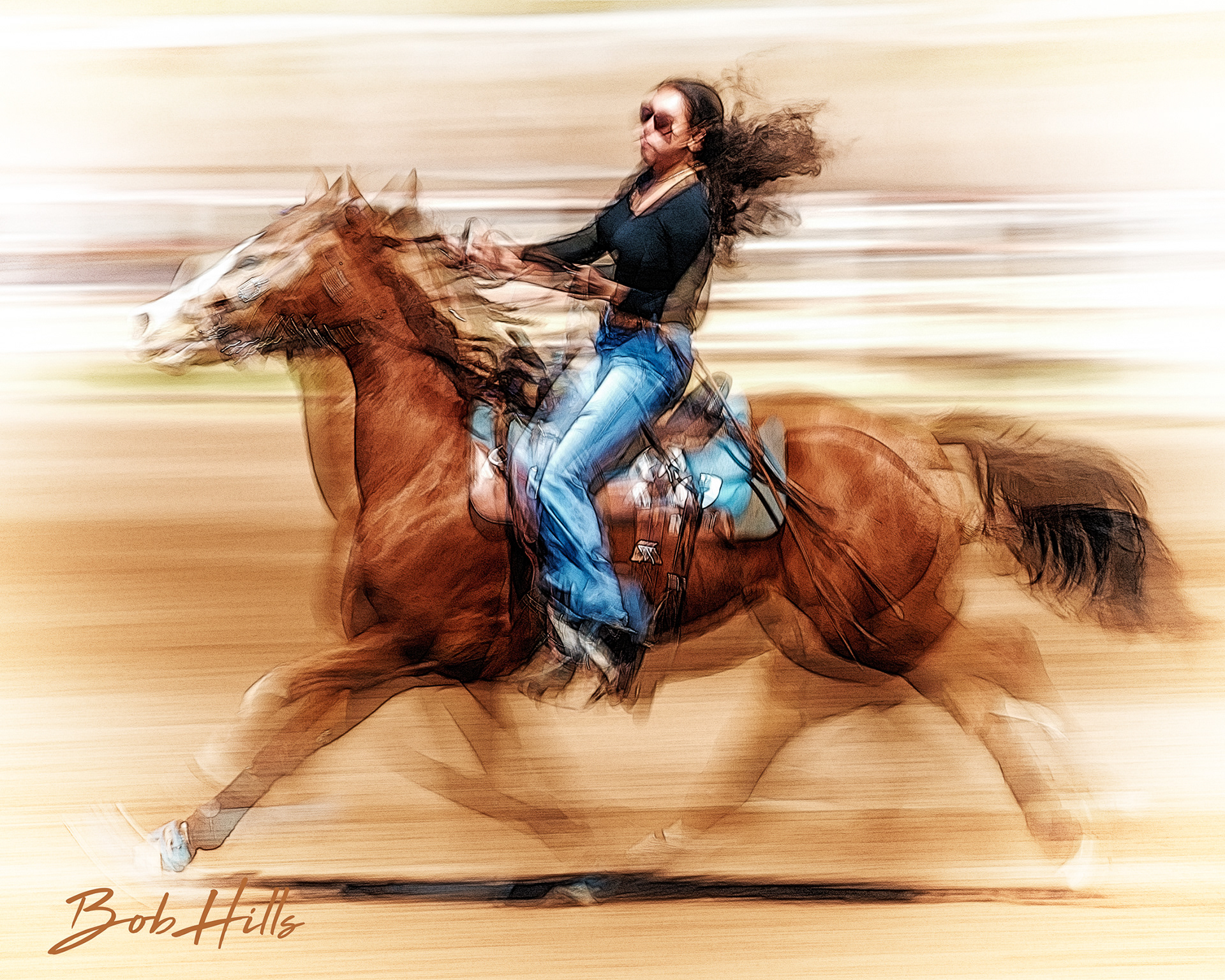 Barrel Racing Art - 11