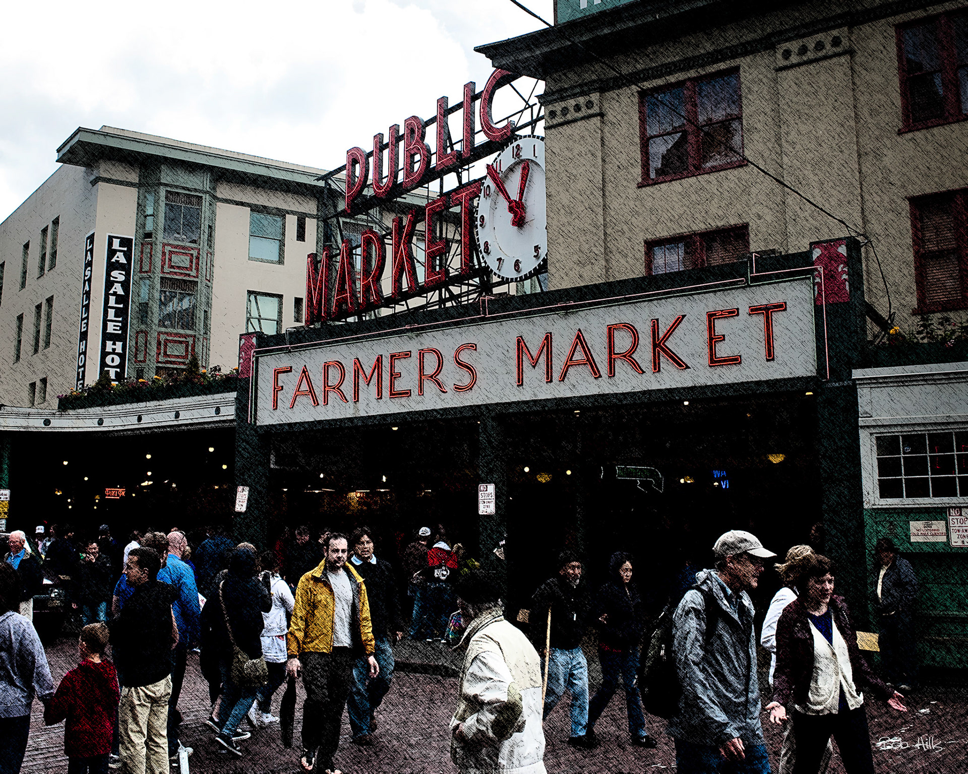 Pike Place Market Corner Entrance