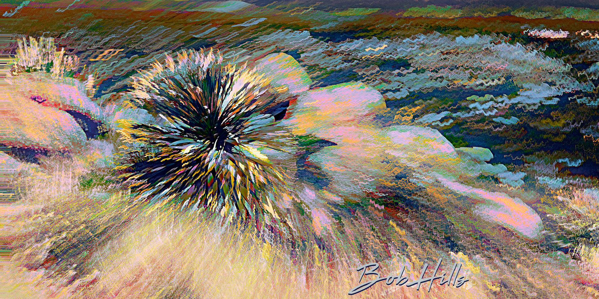 Surreal Yucca Overlook