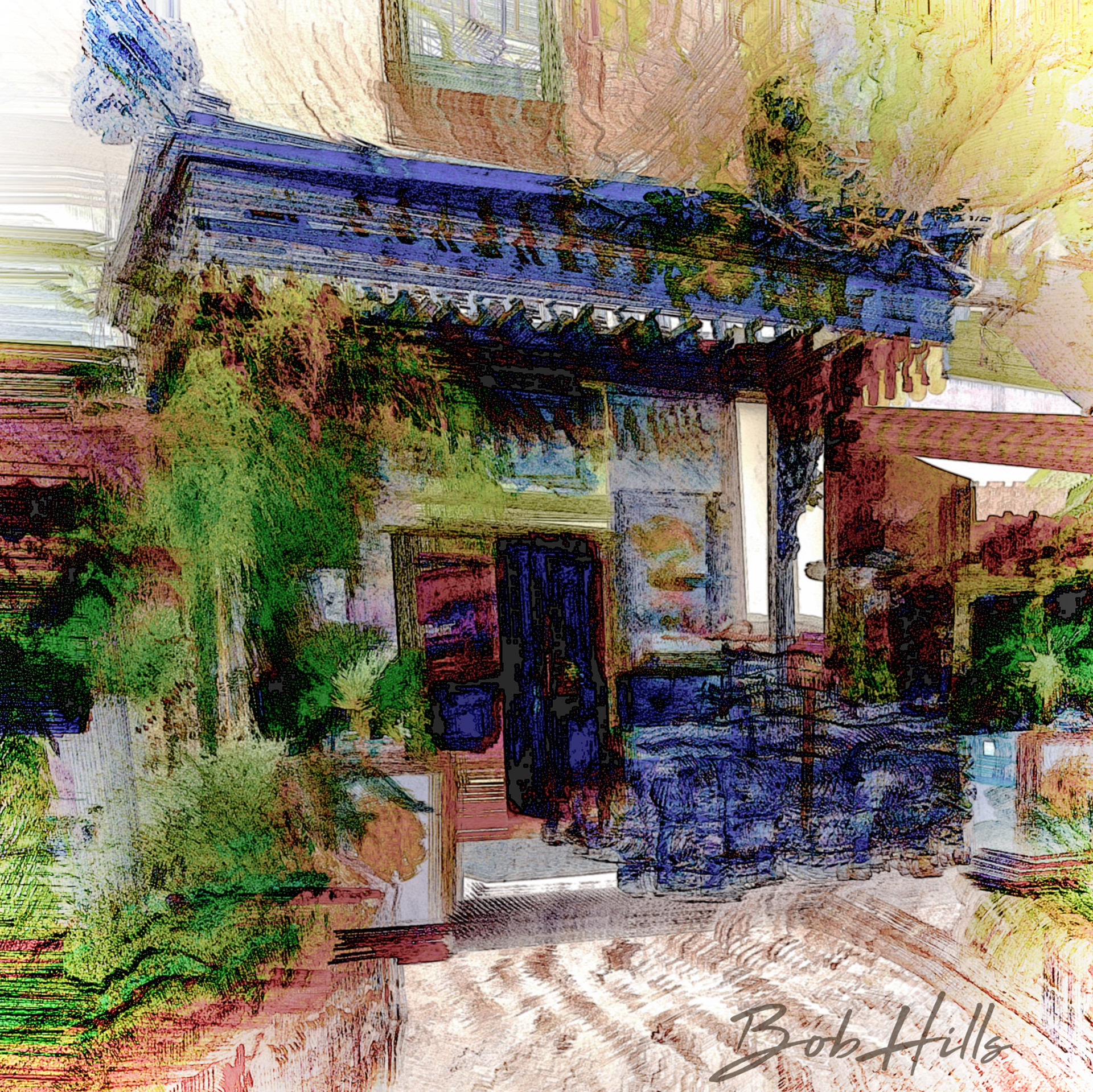 Hotel Congress Patio Entrance