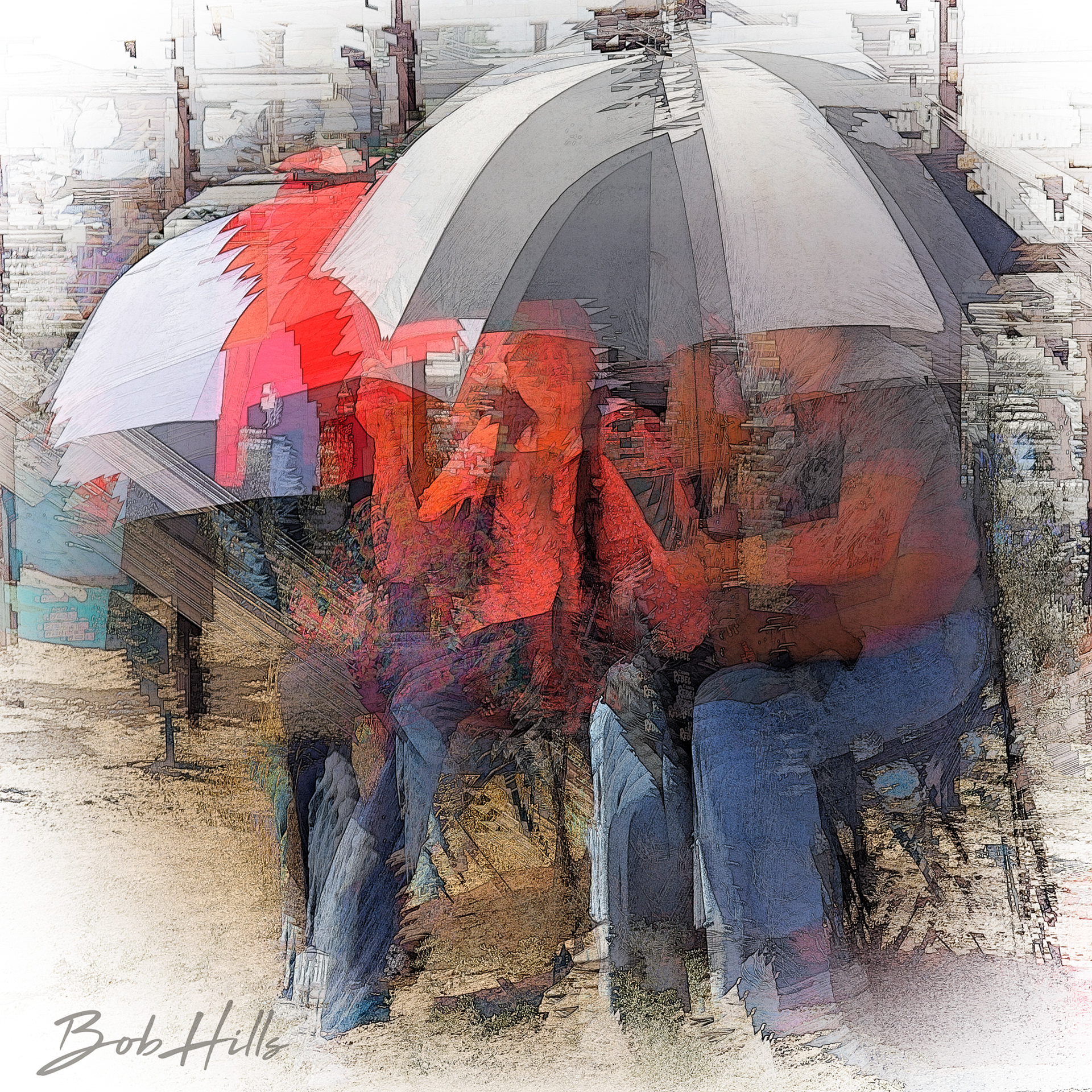 Converstations Beneath the Umbrellas